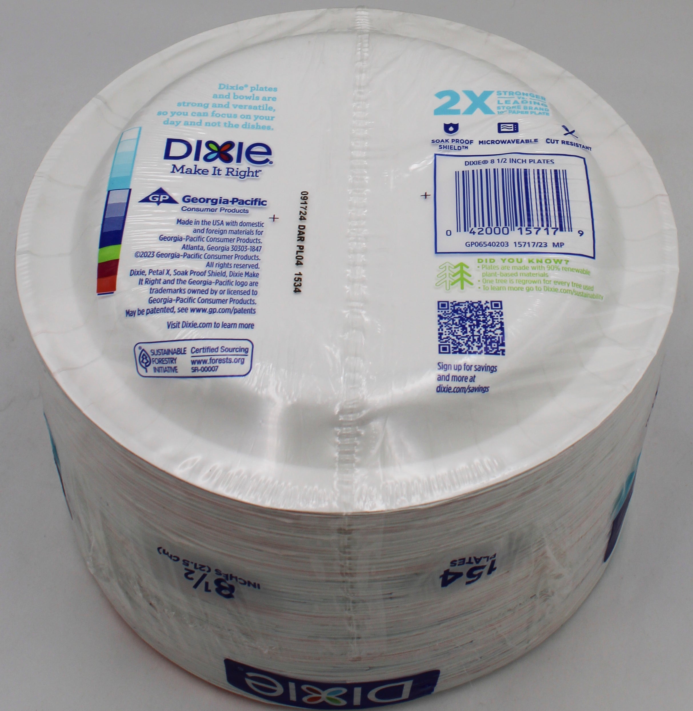 DIXIE PLATES 8 1/2 IN 55CT