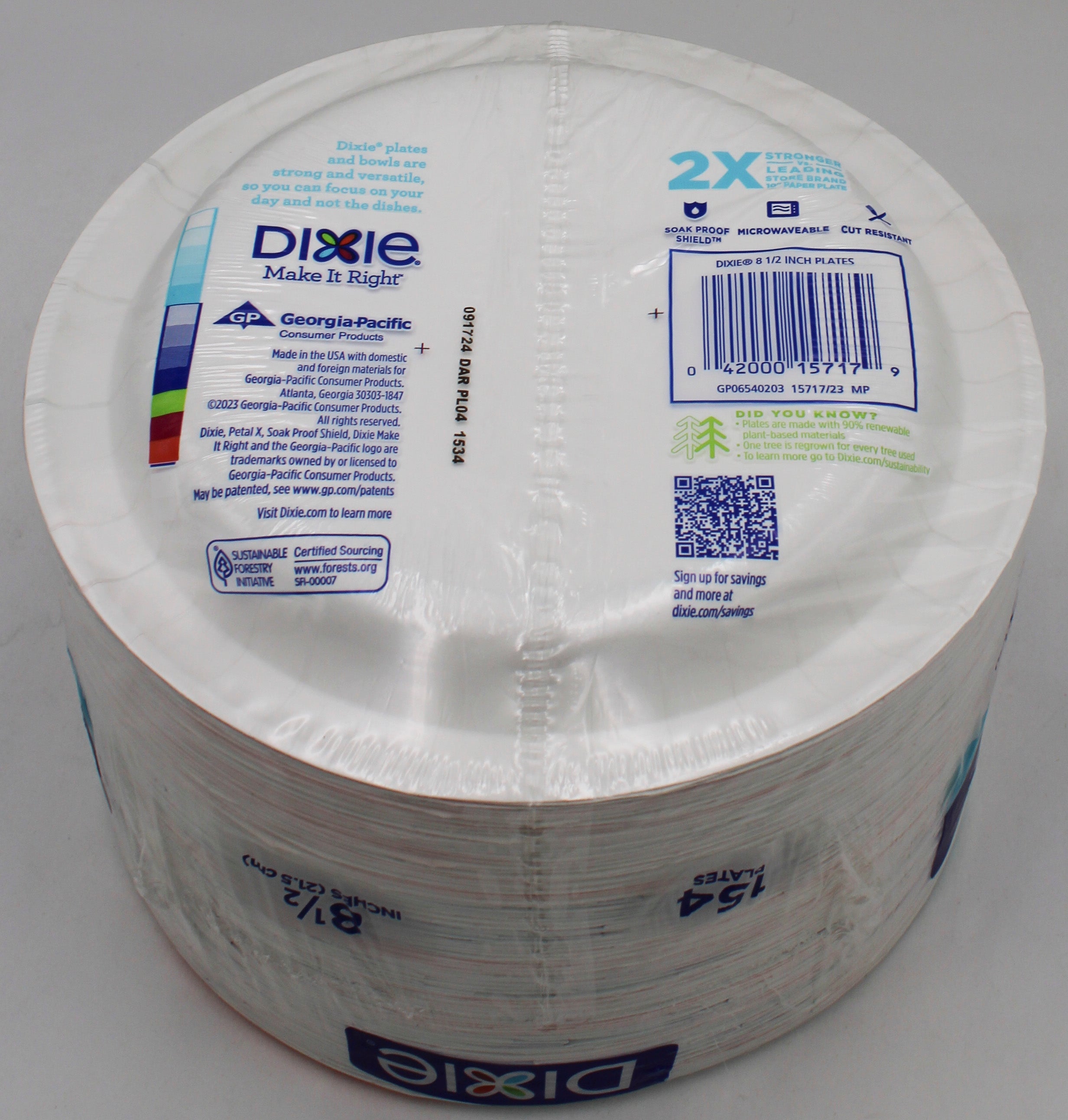 DIXIE PLATES 8 1/2 IN 55CT