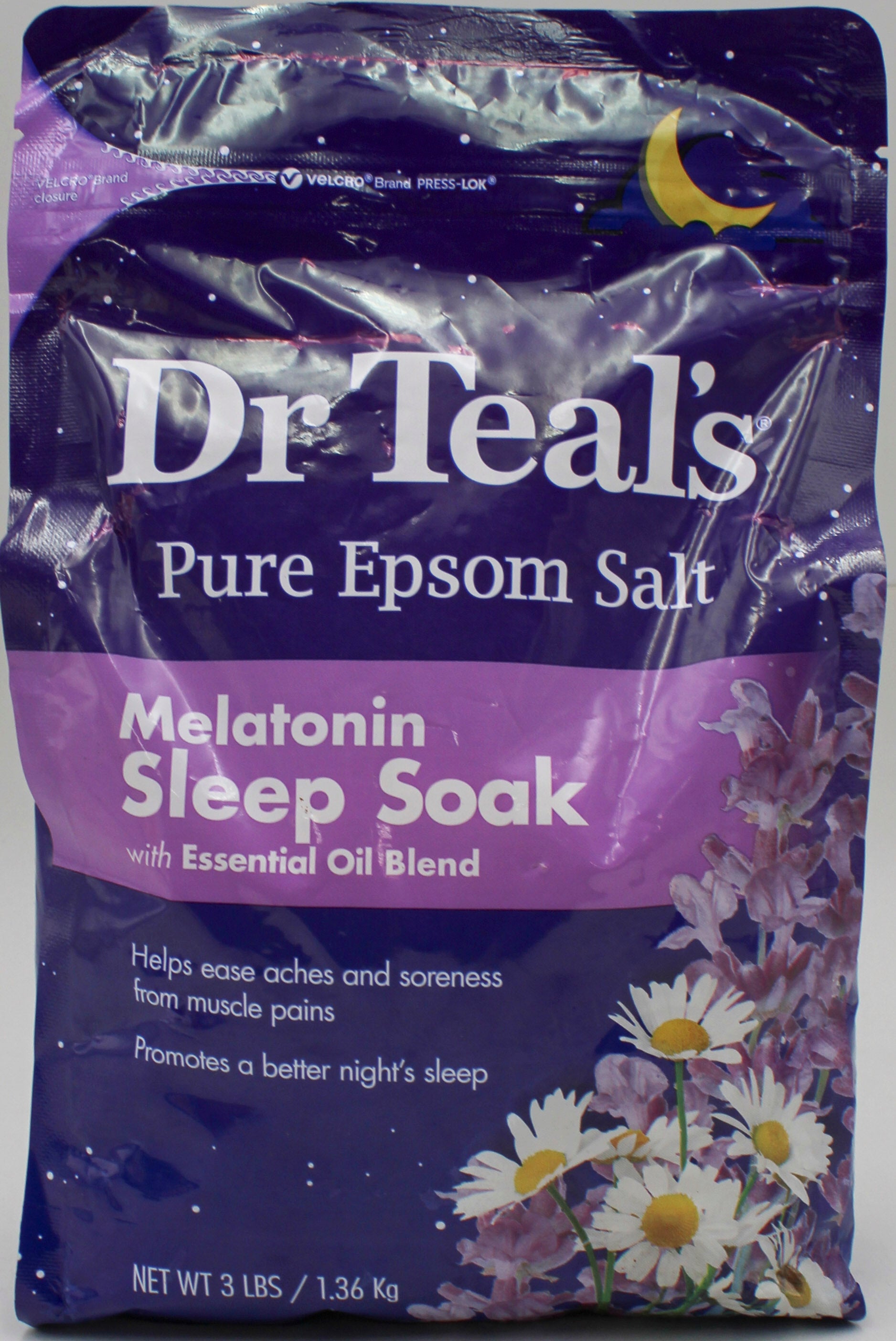 SP DR TEAL'S EPSOM SALT 3lbs MELATONIN SLEEP SOAK NI