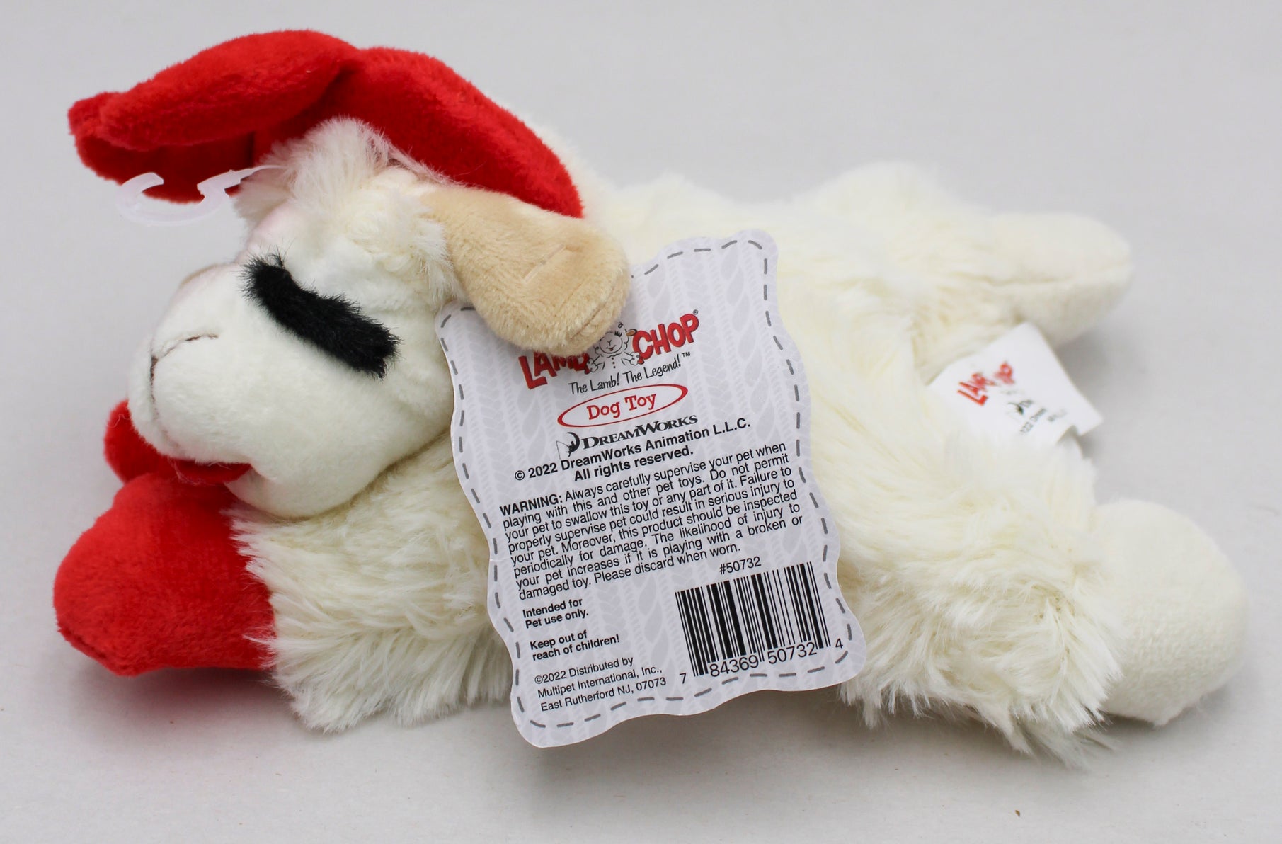 Multipet Lambchop Halloween Dog Toy with Headband 6"