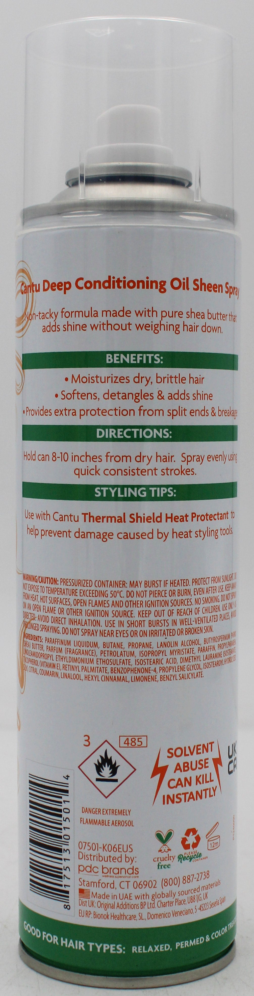 SP CANTU DEEP CONDITIONING HAIR SPRAY 10OZ OIL SHEEN NI