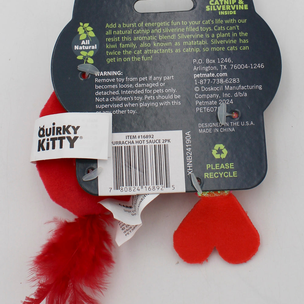 QUIRKY KITTY PURRACHA HOT SAUCE 2PK