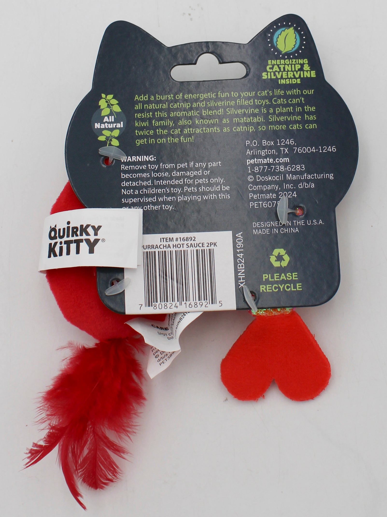 QUIRKY KITTY PURRACHA HOT SAUCE 2PK