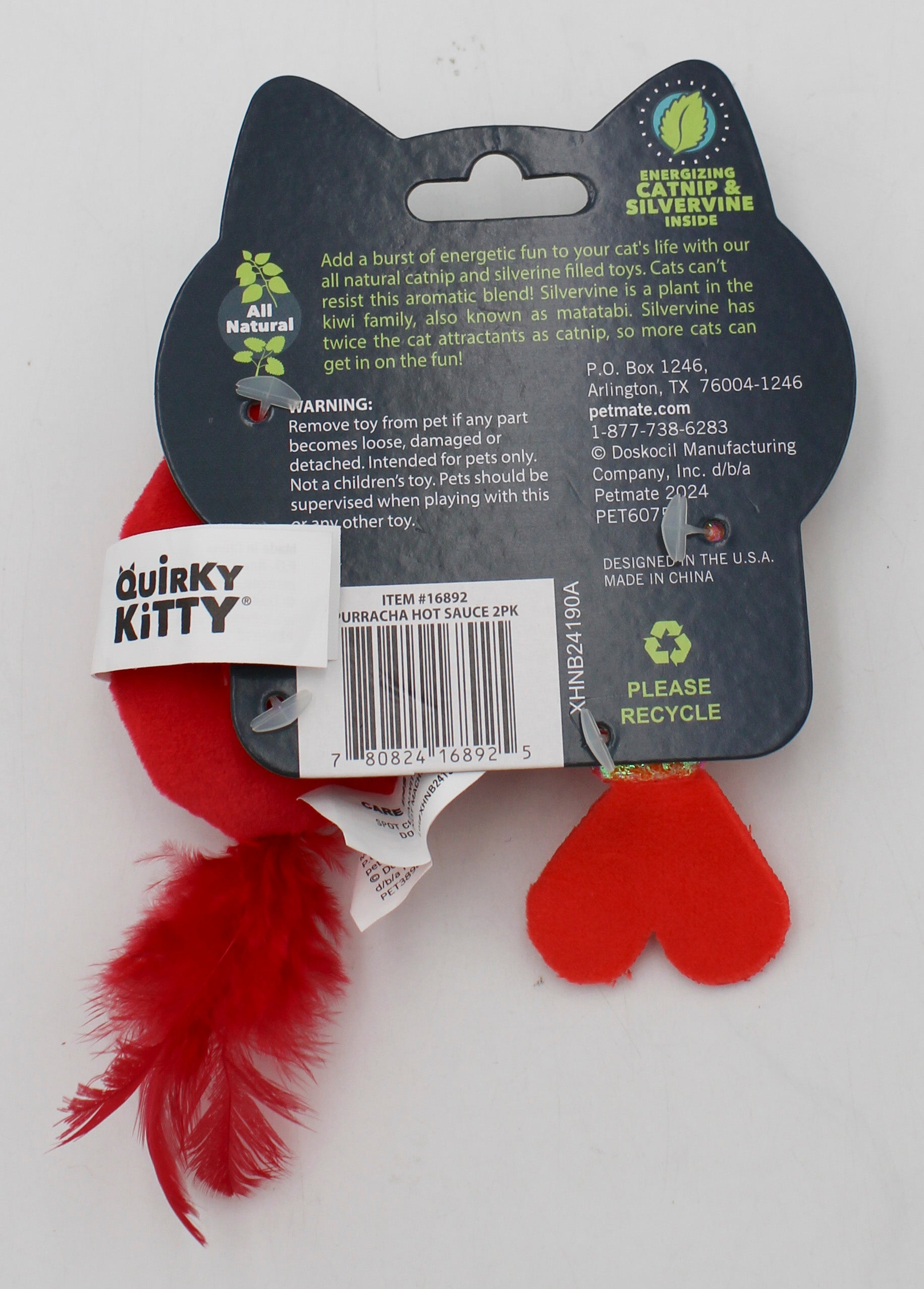 QUIRKY KITTY PURRACHA HOT SAUCE 2PK