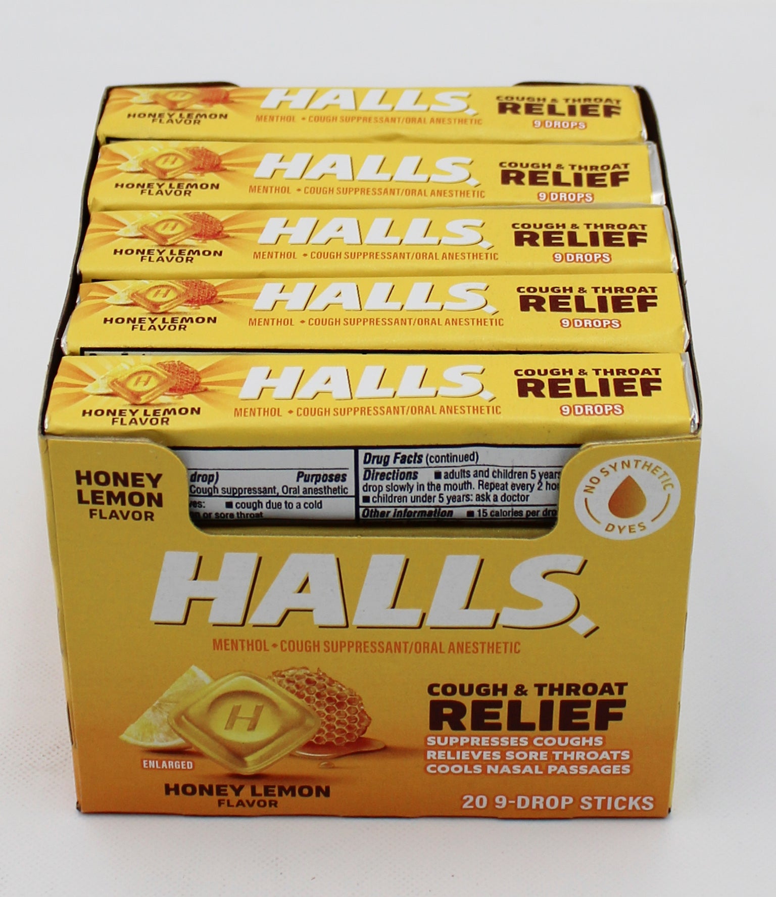 HALLS Honey Lemon Lozenges Bulk Pack