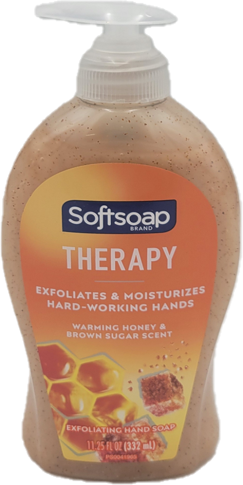 SOFTSOAP EXFOLIATING HAND SOAP THERAPY 11.25oz HONEY & BROWN SUGAR NI