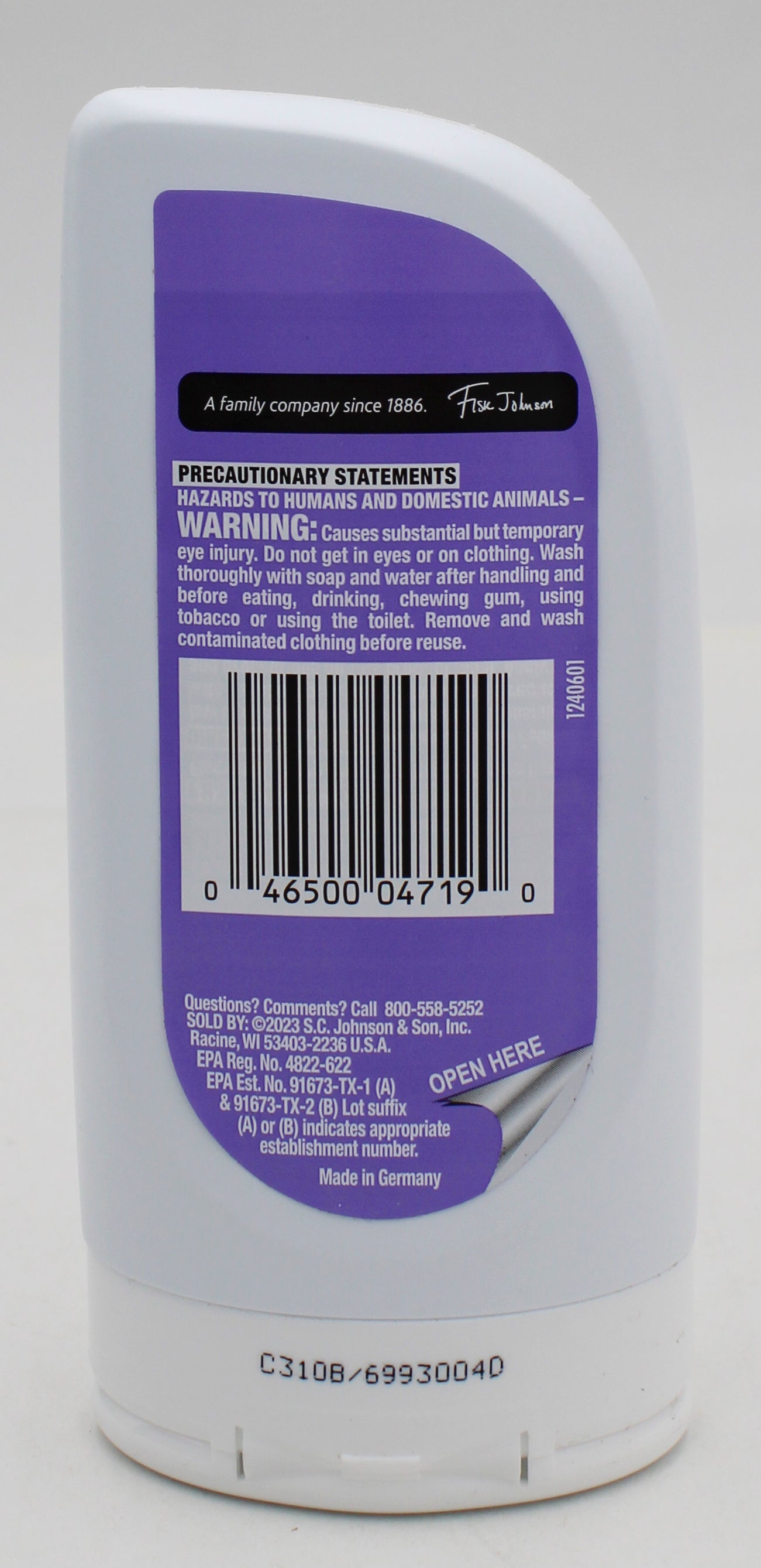 SP OFF! INSECT REPELLENT 3.8oz-CLEAR GEL