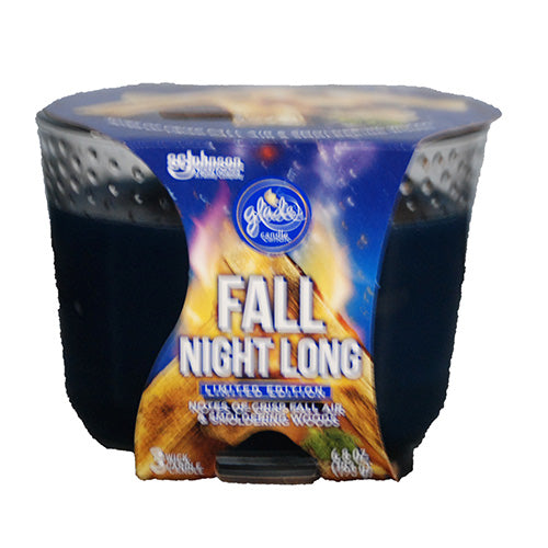 GLADE 3 WICK CANDLE 6.8OZ-FALL NIGHT LONG