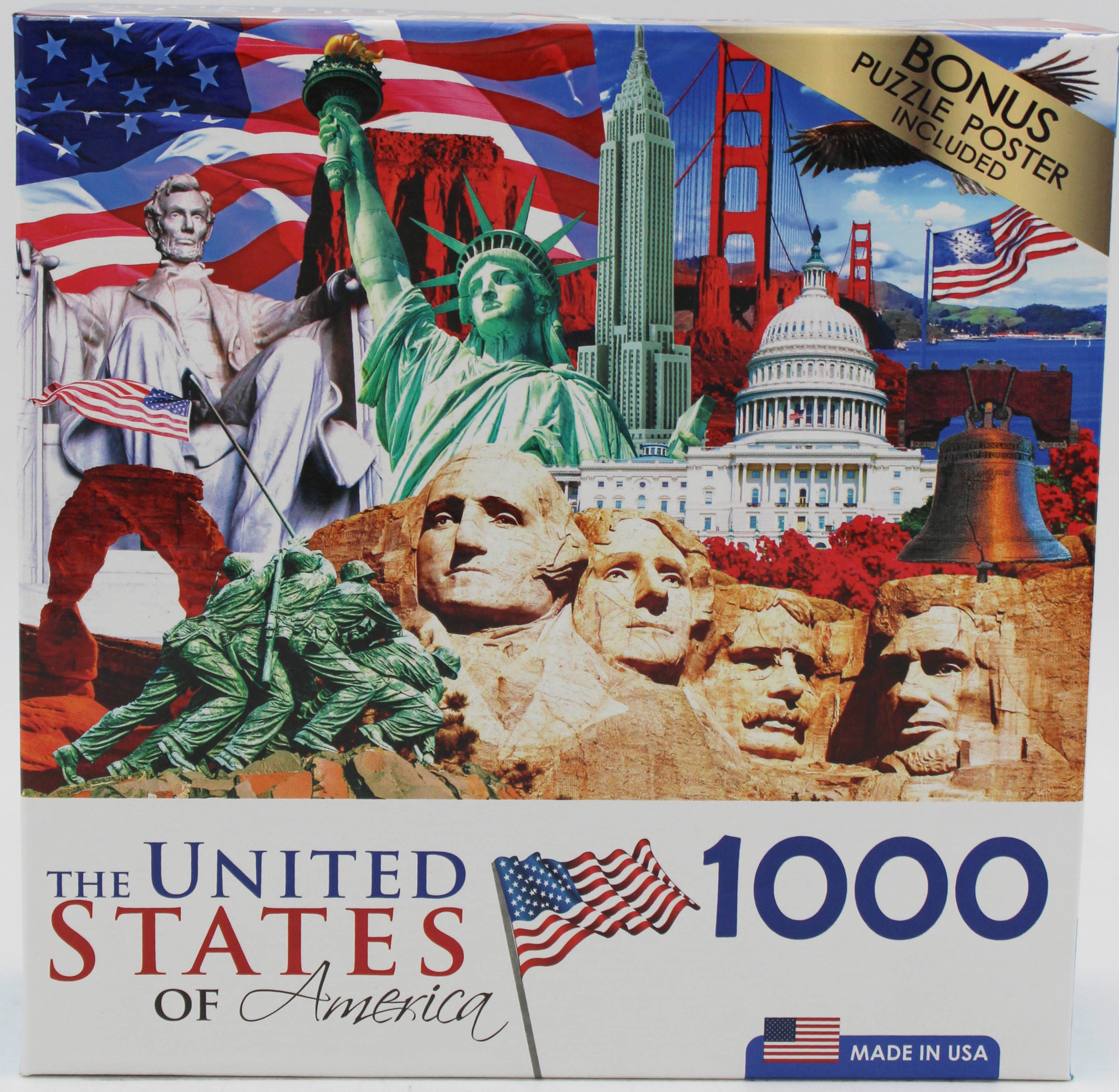 CRA-Z-ART USA PUZZLE MADE IN AMERICA 1000PC