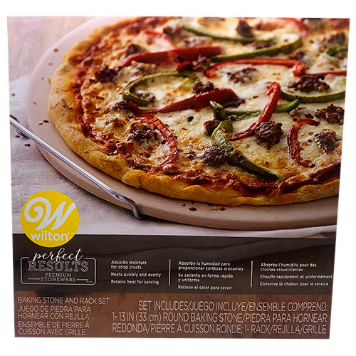 WILTON BAKING STONE/RACK SET 13" RND.