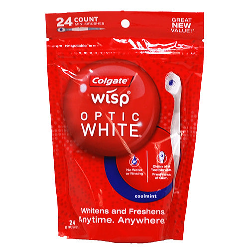 COLGATE WISP OPTIC WHITE MINI BRUSH 24CT(7/23)NI