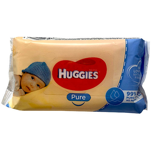 HUGGIES BABY WIPES 56CT. (11/22)PURE.