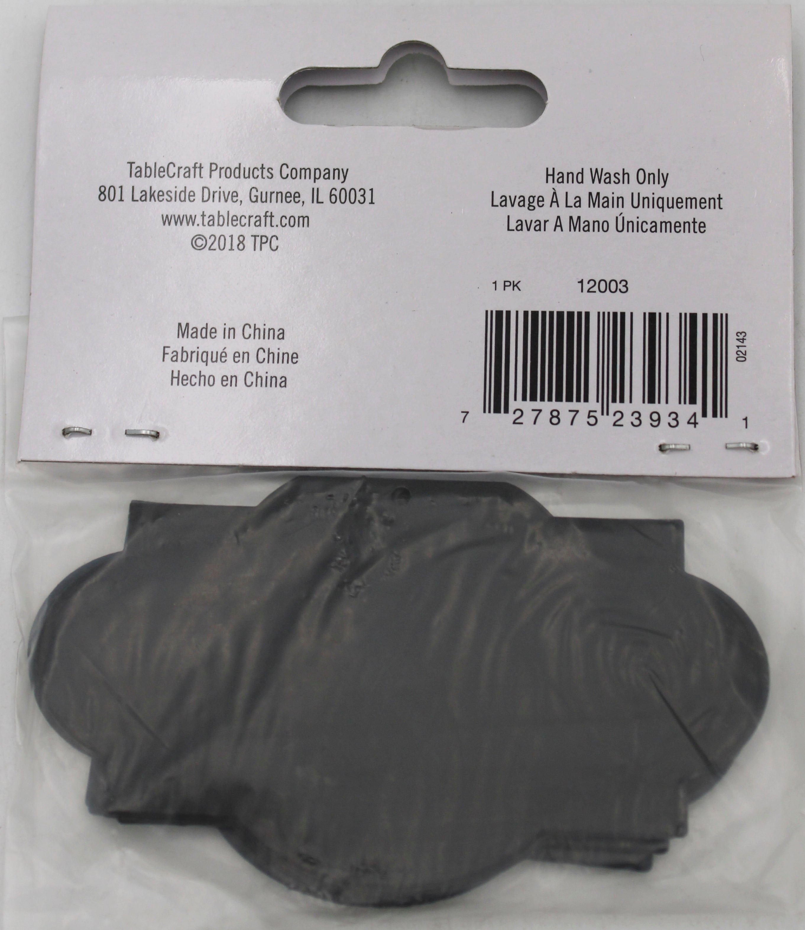 Decorative Chalkboard Plaque   Black 3.5"x2"