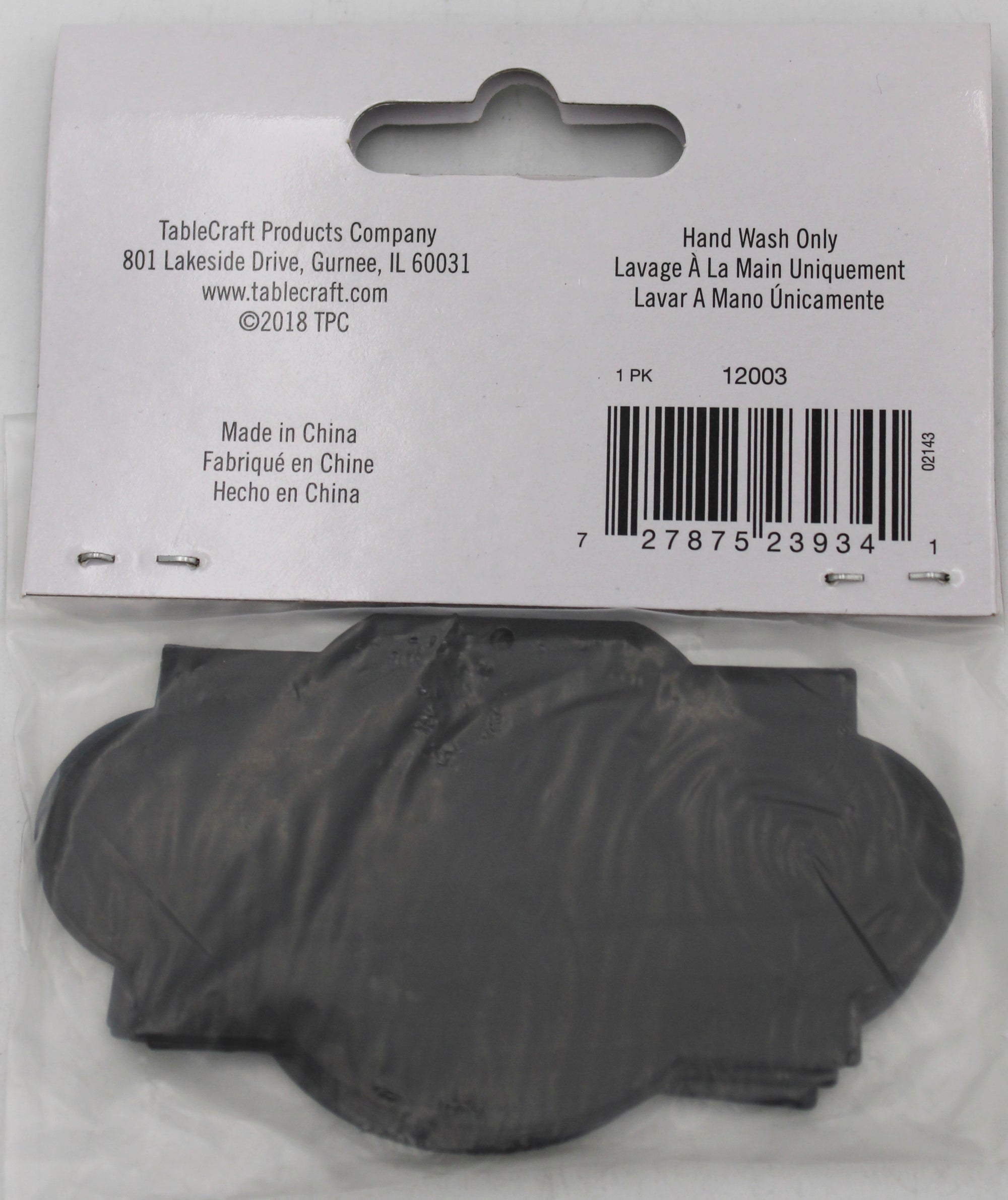 Decorative Chalkboard Plaque   Black 3.5"x2"