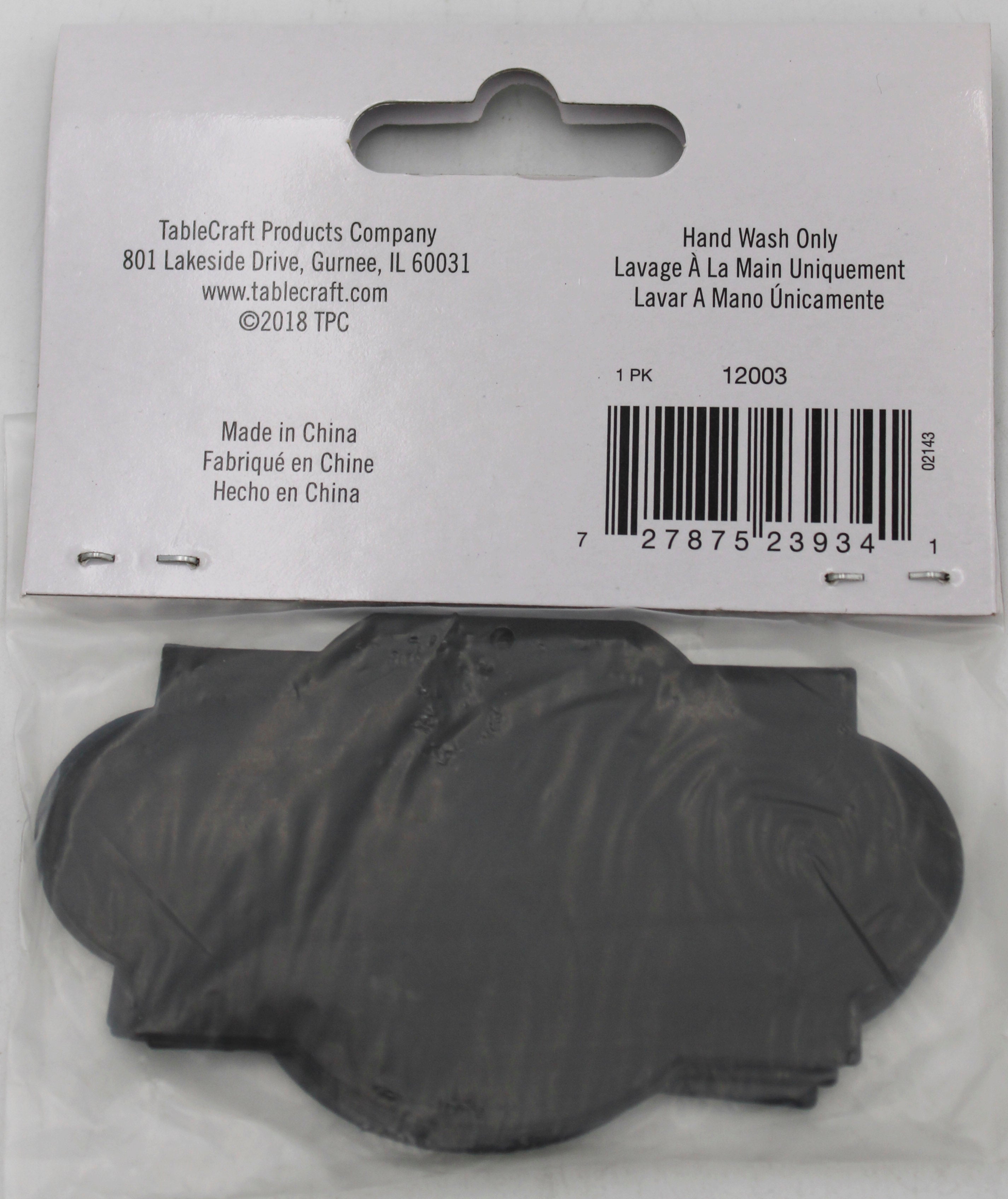 Decorative Chalkboard Plaque   Black 3.5"x2"