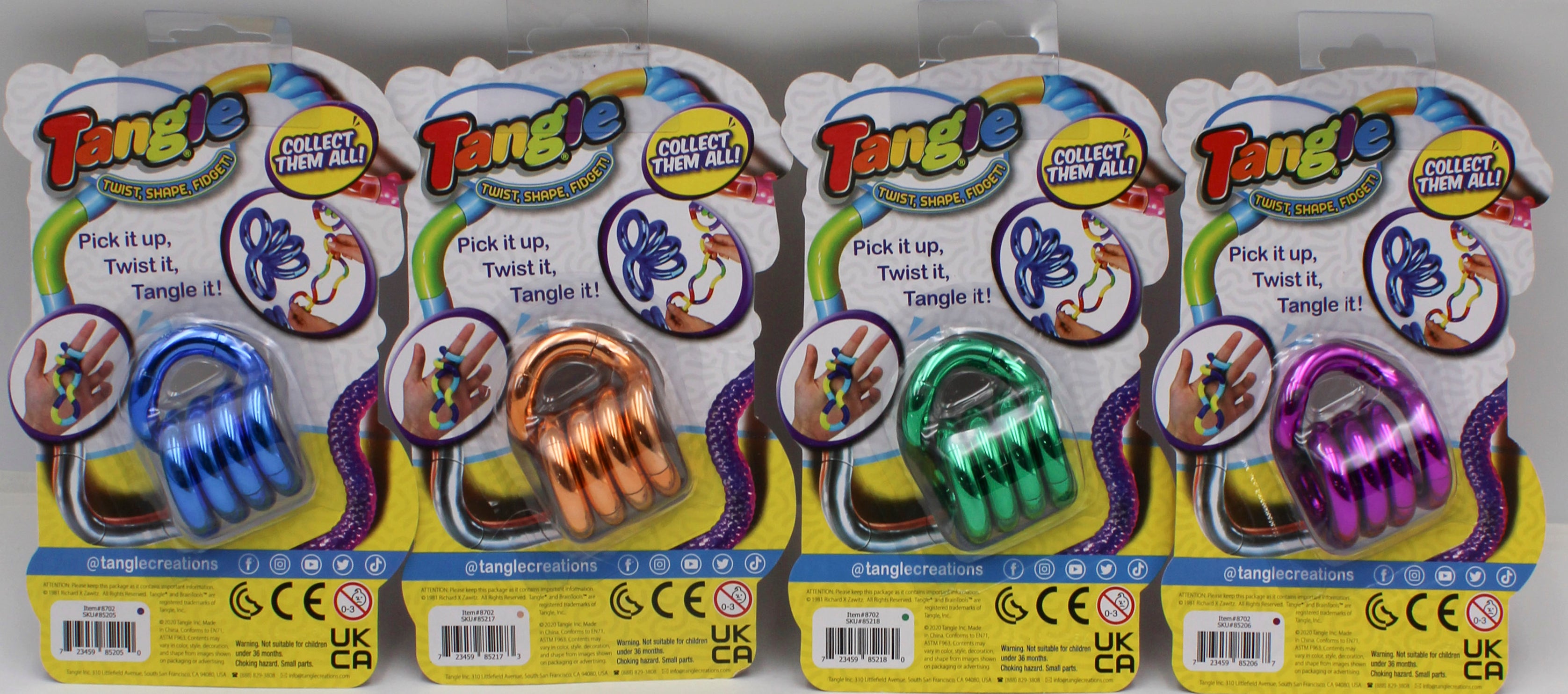 TANGLE JR METALLIC (BLISTERCARD) ASSORTED NI