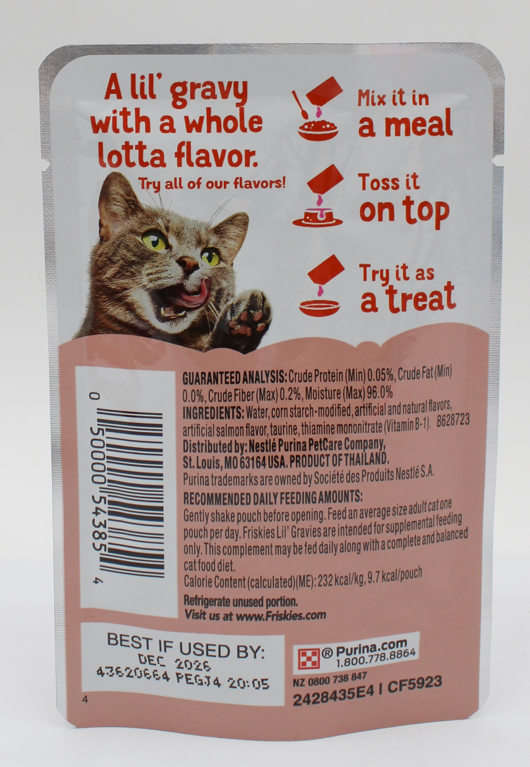 Purina Friskies Lil' Gravies Savory Salmon 1.55oz 12-pack