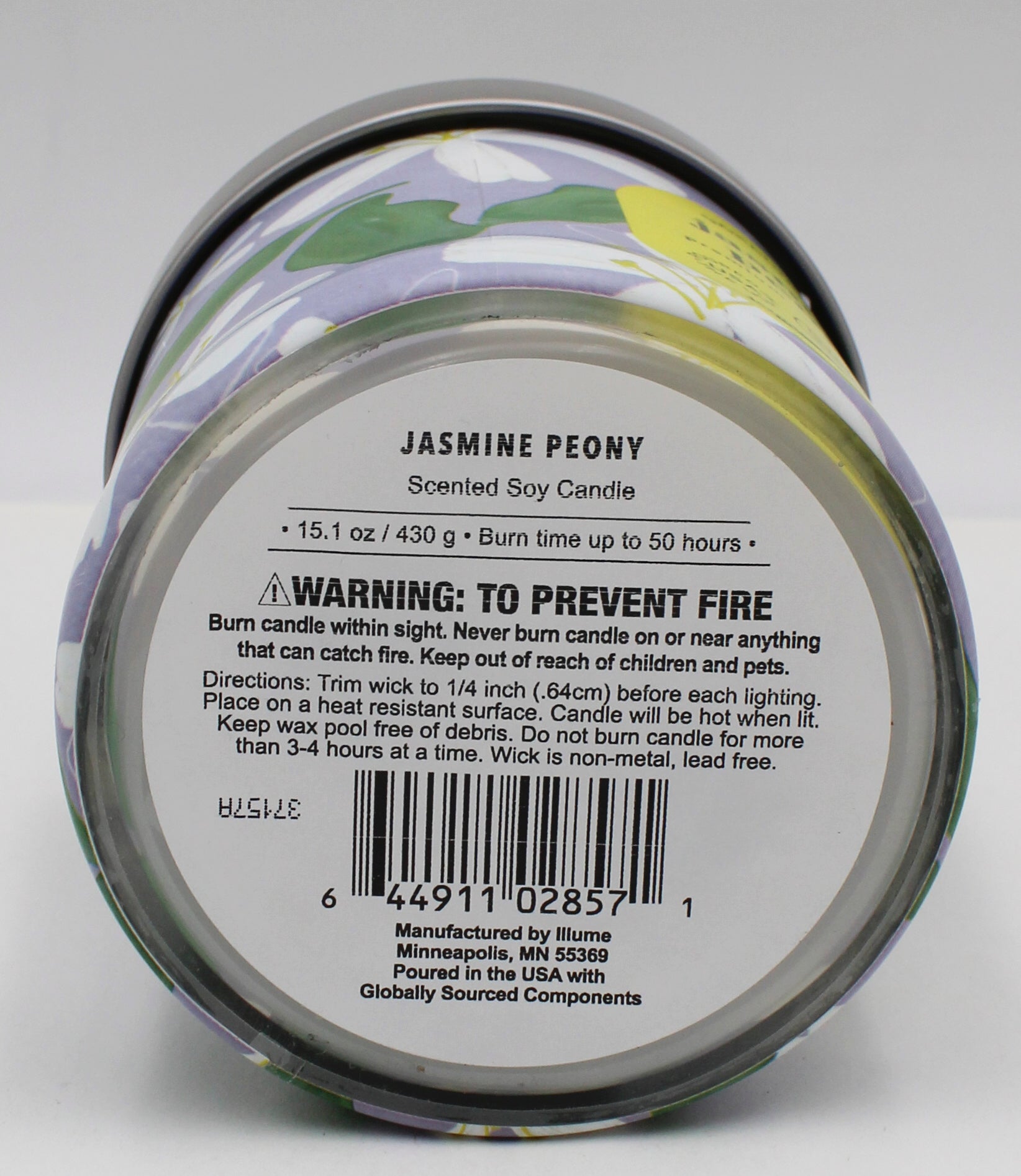 SIGNATURE SOY JAR CANDLE JASMINE PEONY 15.1oz