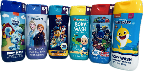 BODY WASH 18CT 8oz ASSORTED COUNTER DISPLAY PP$1