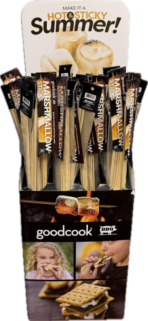 MARSHMALLOW STICKS IN FLOORSTAND