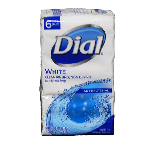 DIAL BAR SOAP 6-4OZ BARS WHITE