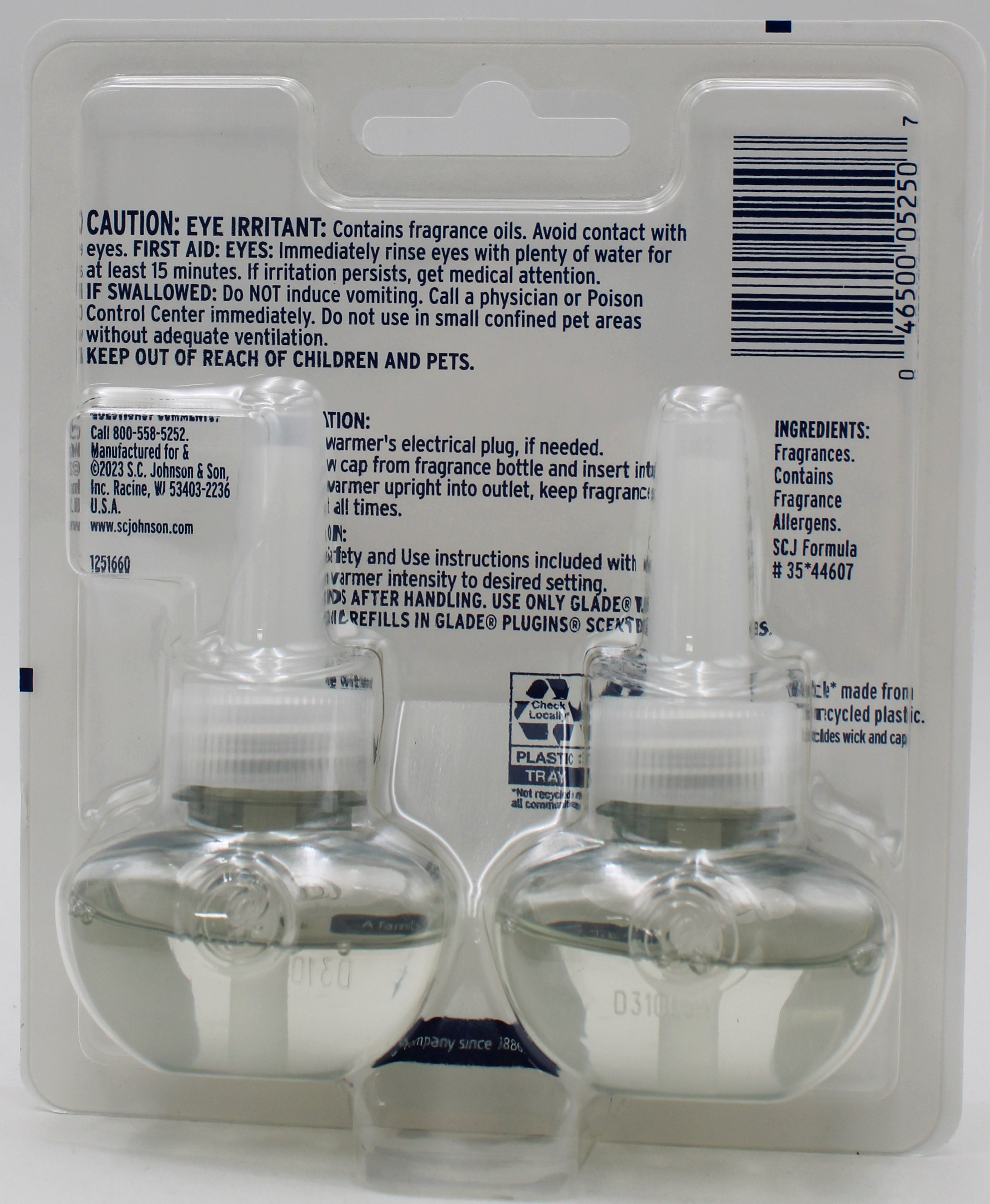 Glade Plugins Scented Oil Jasmine & Honeysuckle 2ct 0.67fl oz US