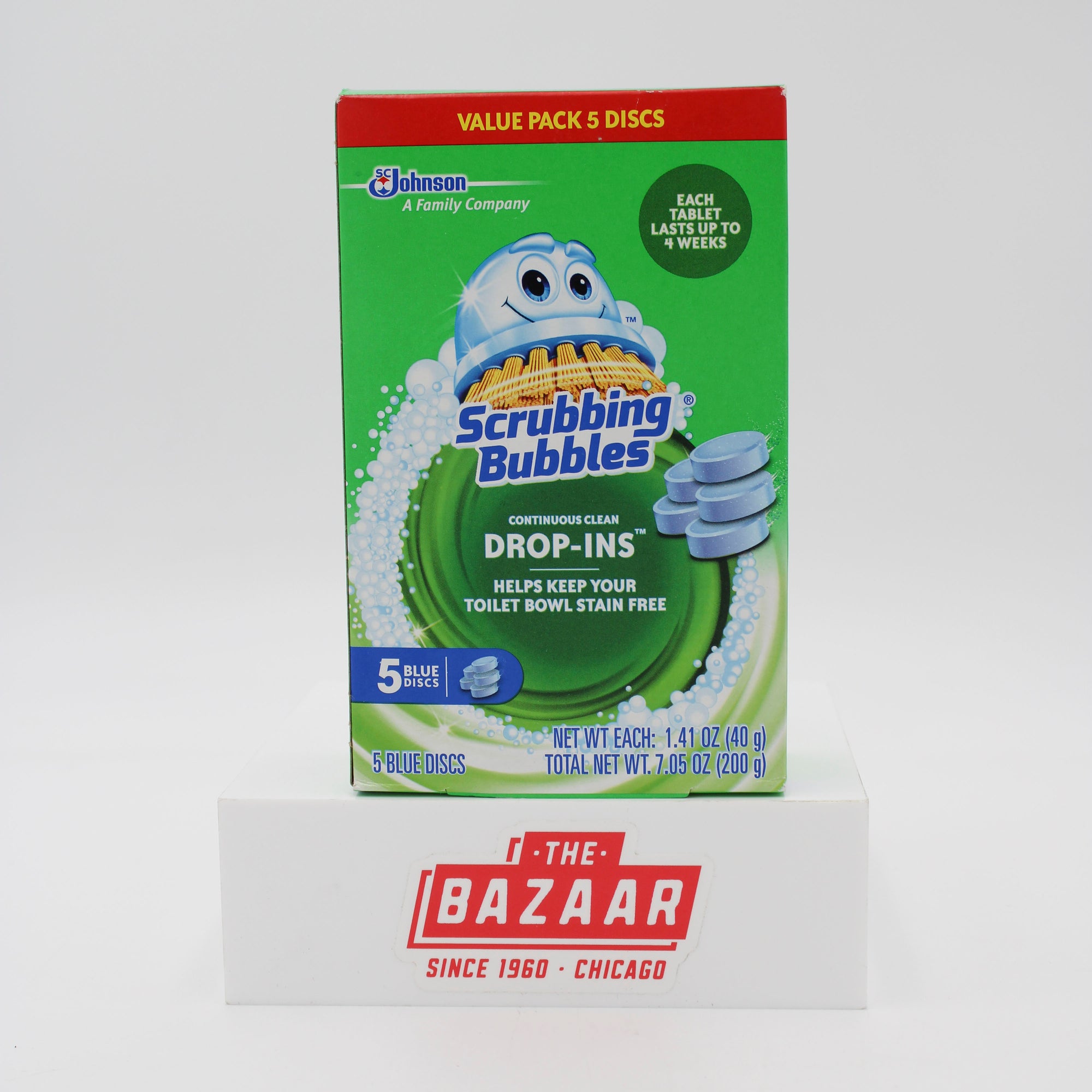 SP SCRUBBING BUBBLES DROP-INS TOILET BOWL STAIN FREE 5CT 7.5oz
