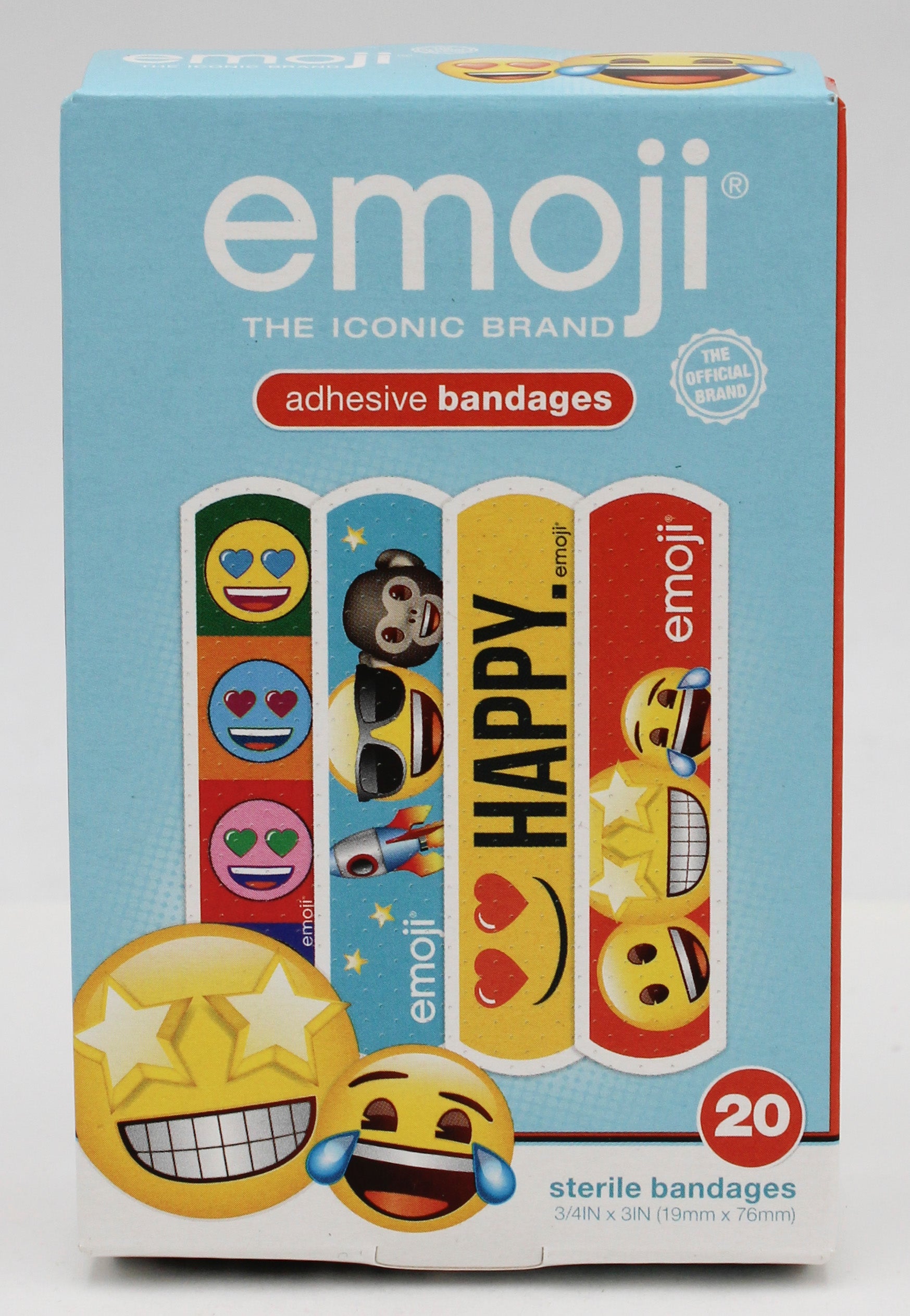EMOJI 20ct ADHESIVE BANDAGES