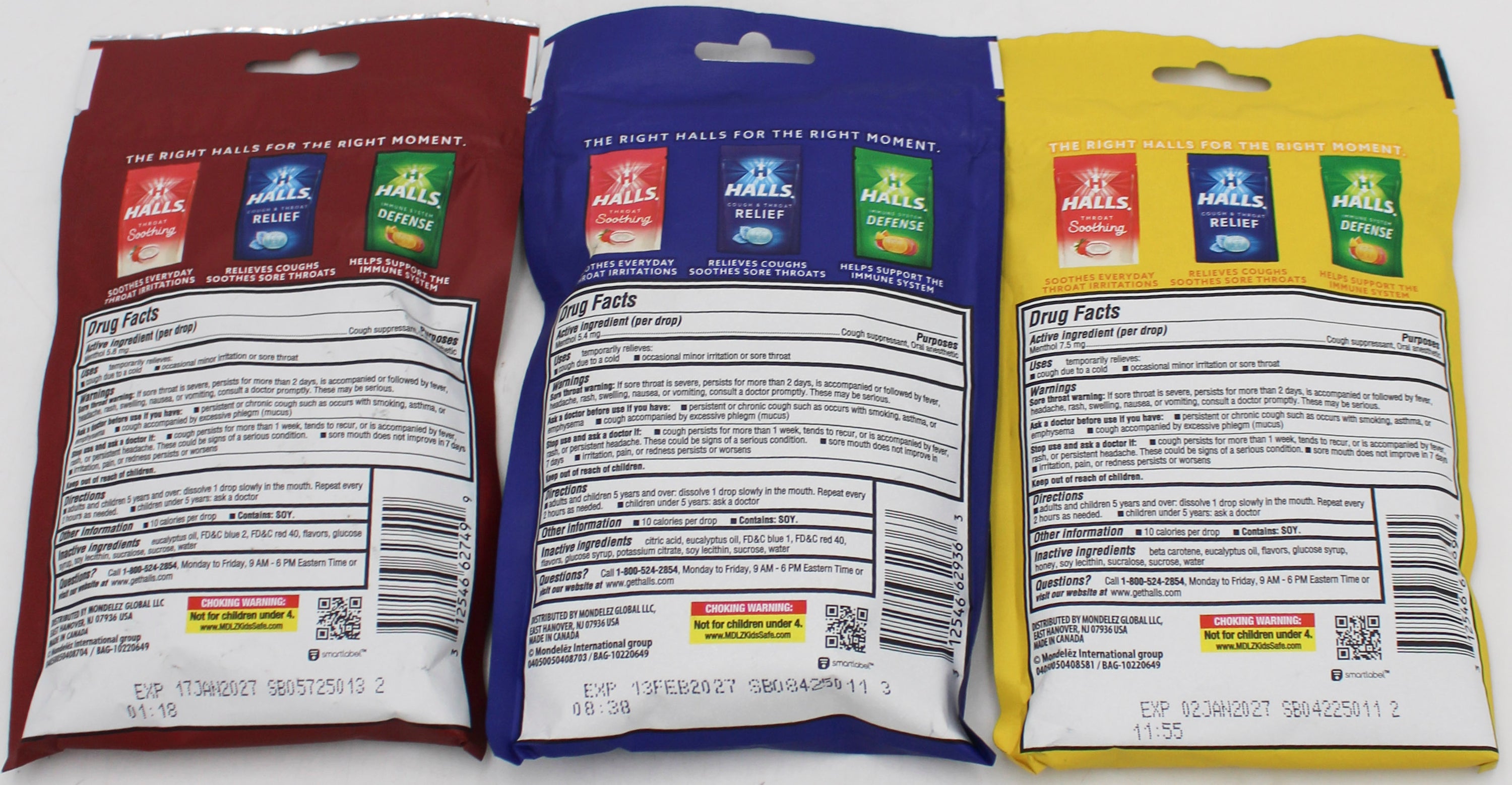 HALLS MIX 30 PC MIX BAG FLOORSTAND EXP 1/2/27