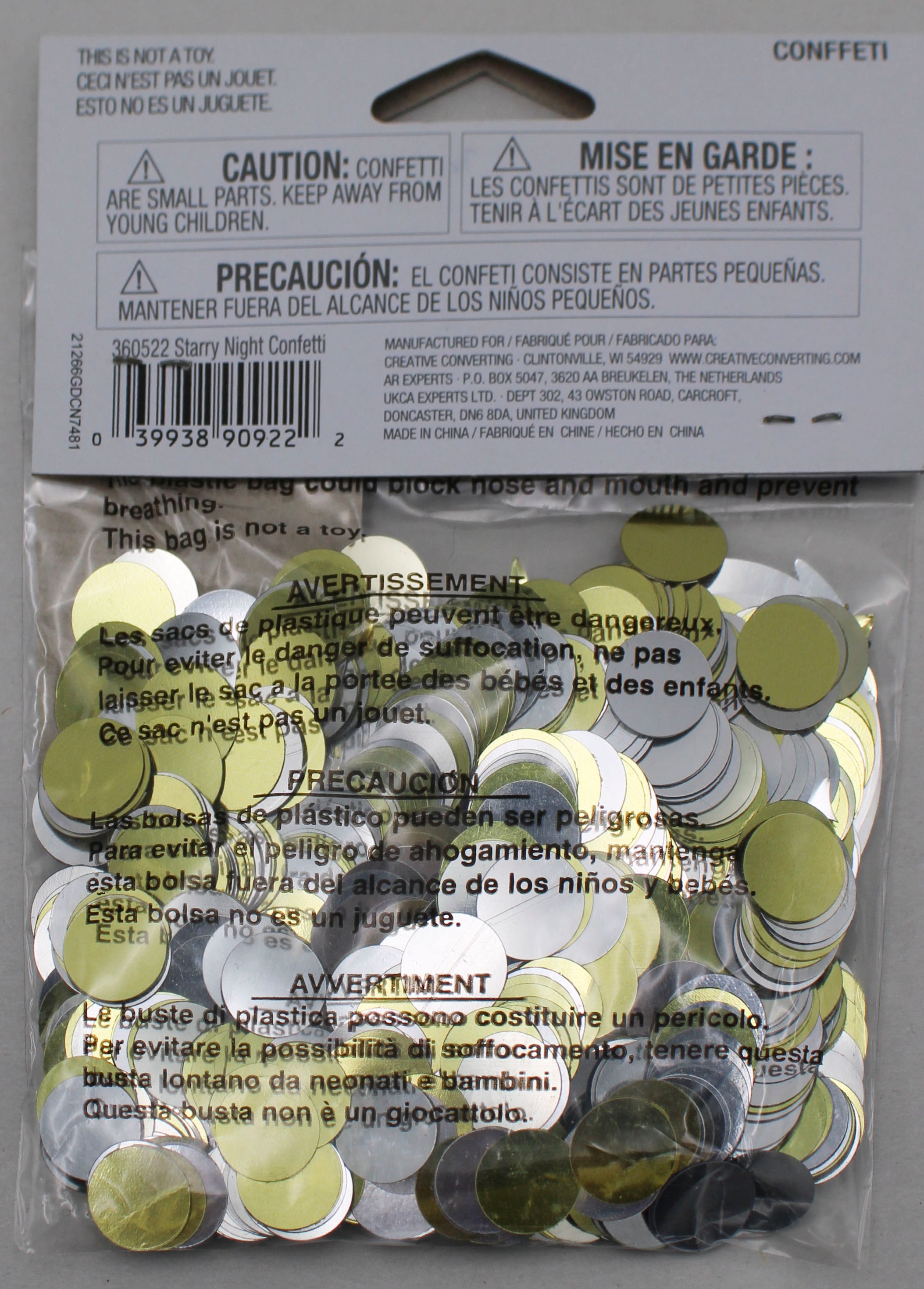 CONFETTI 1CT FOIL STARRY NIGHT