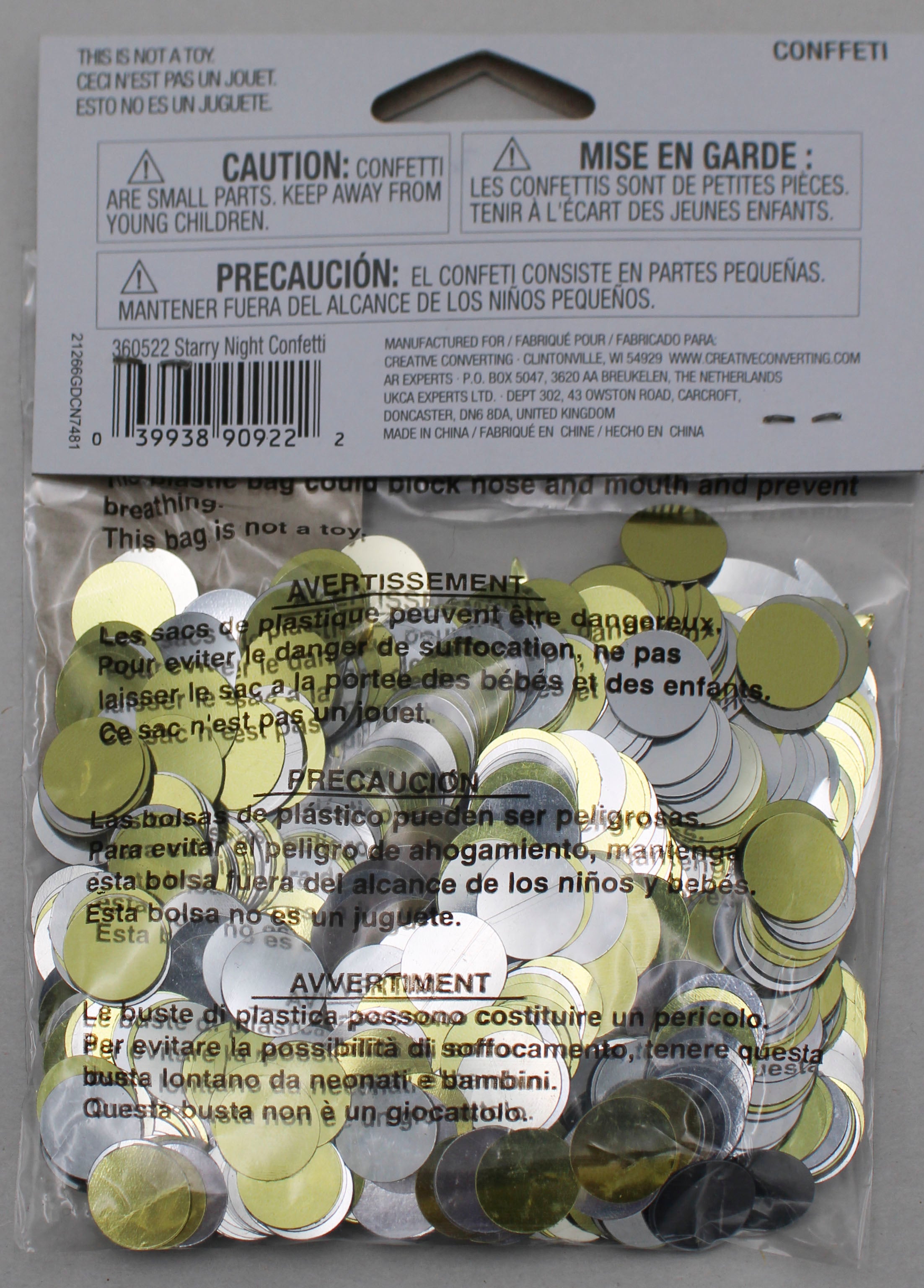 CONFETTI 1CT FOIL STARRY NIGHT