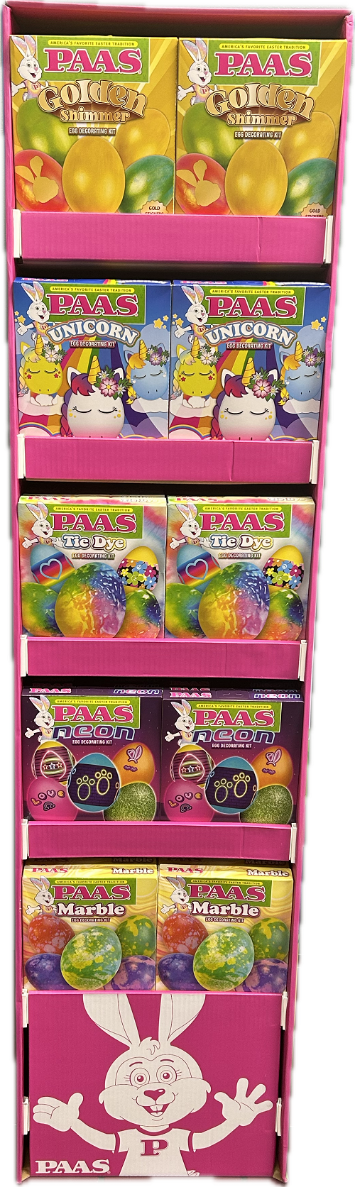PAAS WALK AROUND DISPLAY EGG DECORATING KIT CRAFT ASSORTMENT