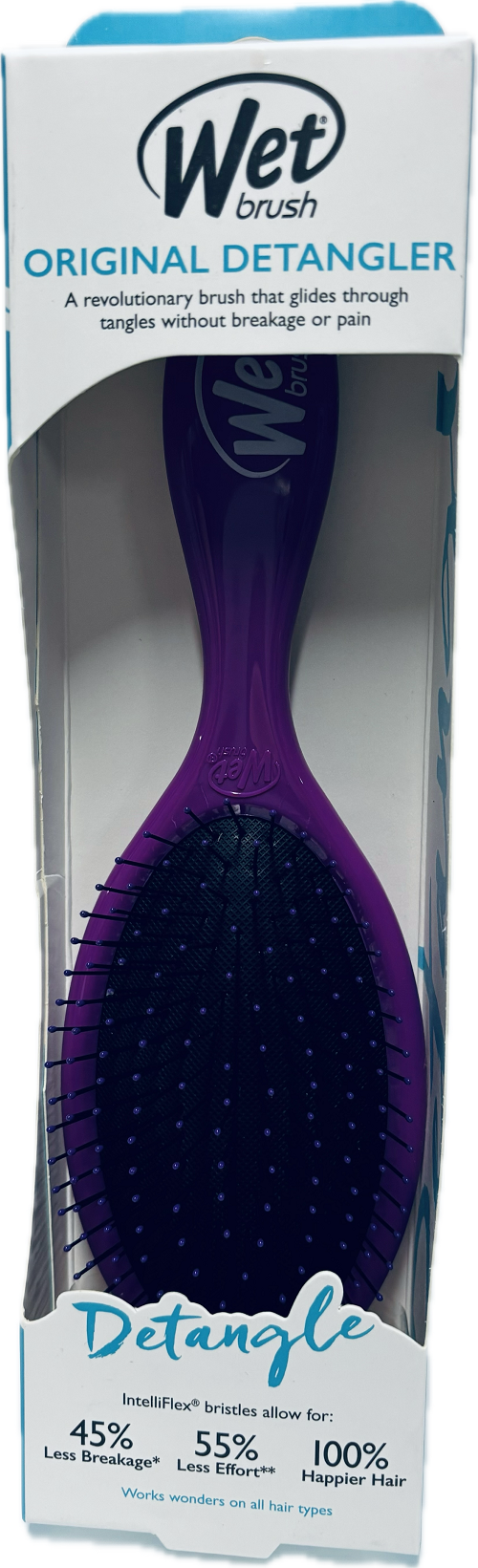 WET BRUSH ORIGINAL DETANGLER DETANGLE PURPLE KOHLS NEW) NI