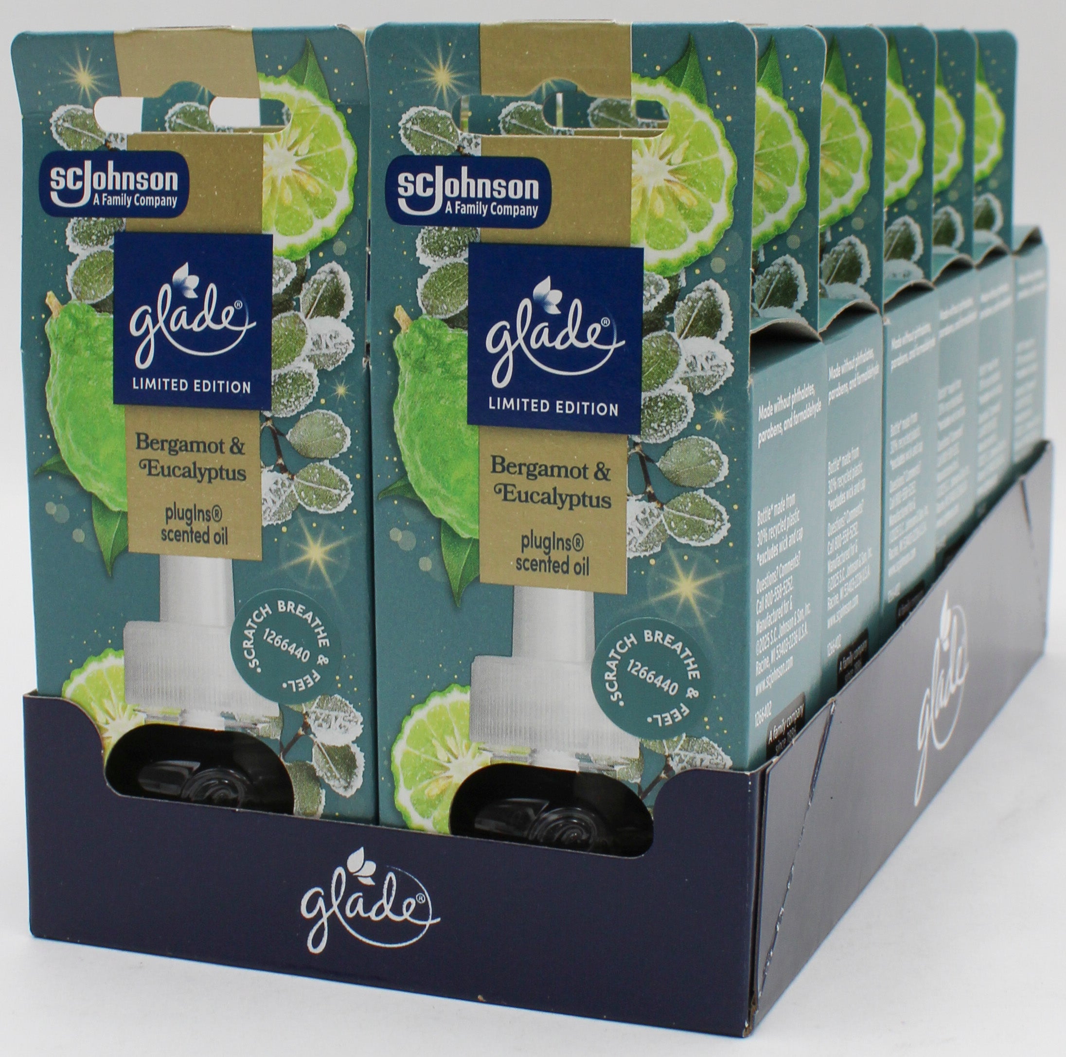 GLADE PLUG IN SCENTED OIL  BERGAMONT 1RFL 0.67FO