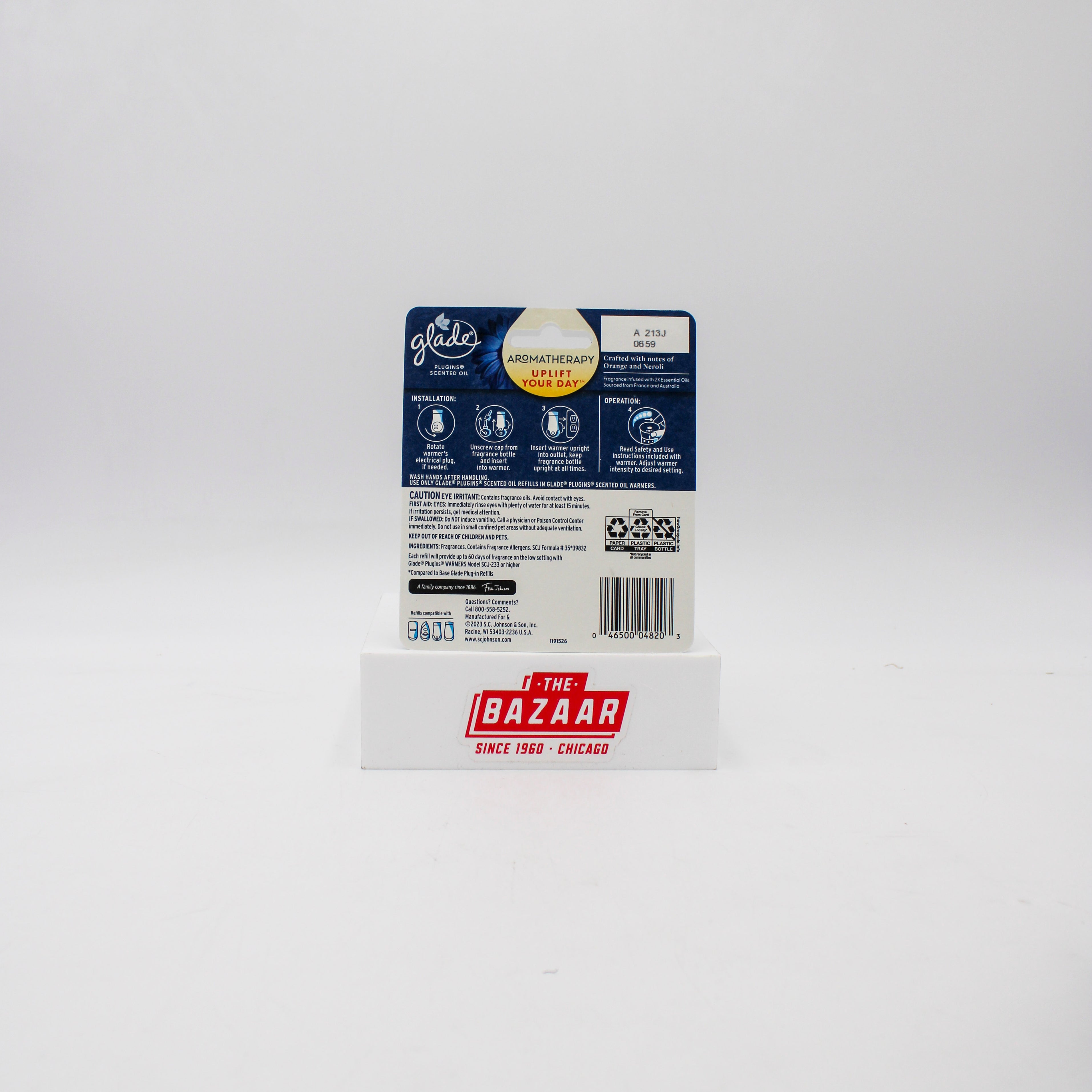 GLADE PLUG IN SCENTED OIL UPLIFT YOUR DAY 2ct 0.67floz US