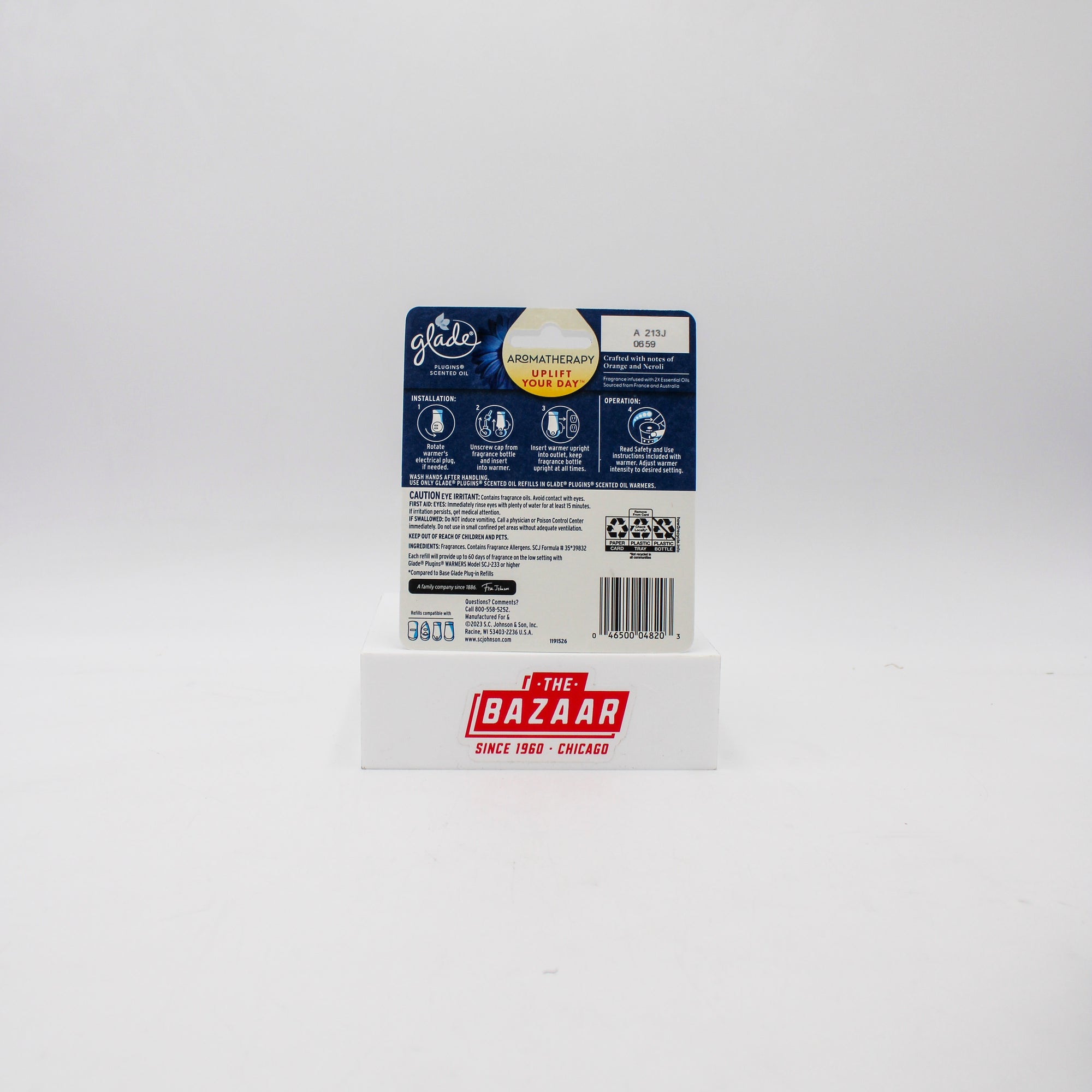 GLADE PLUG IN SCENTED OIL UPLIFT YOUR DAY 2ct 0.67floz US