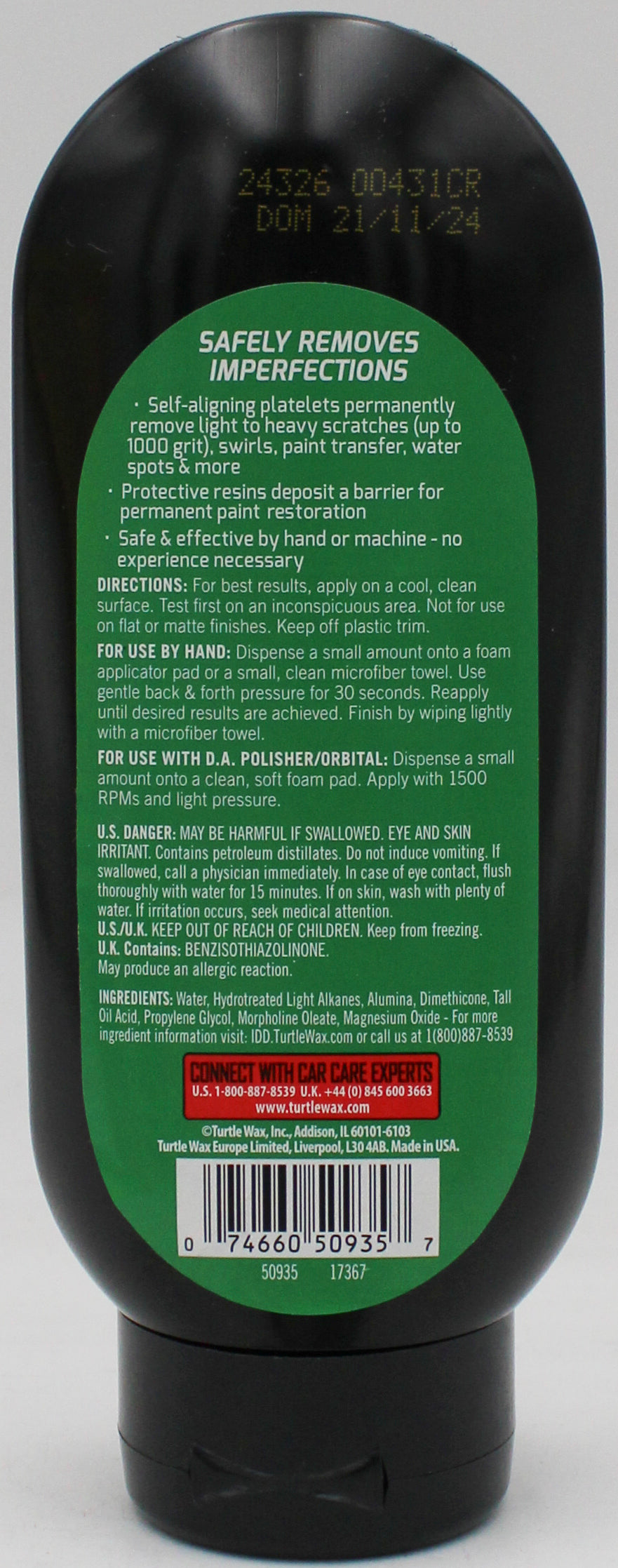 SP TURTLE WAX SCRATCH REPAIR & RENEW 7oz