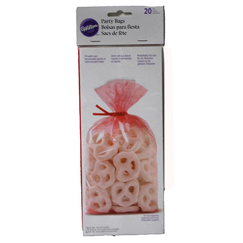 WILTON PARTY BAG RED 20 CT