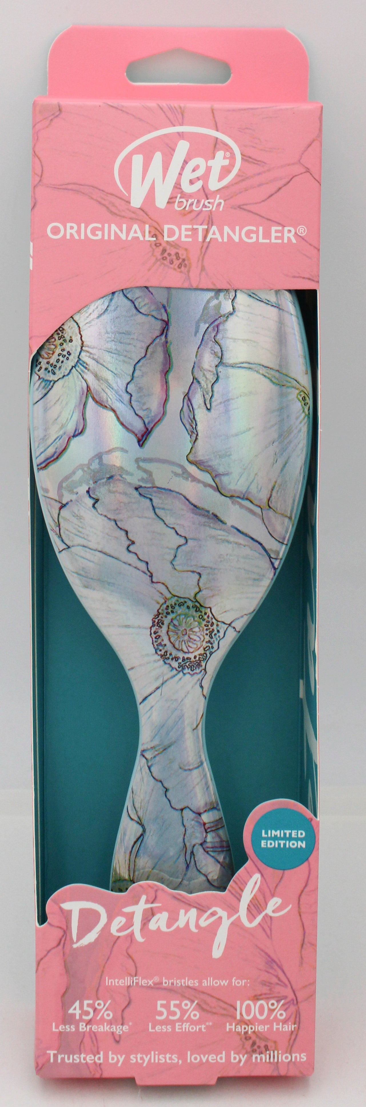 WET BRUSH ORIGINAL DETANGLER WATER COLOR FLORAL - MAGNOLIA SKETCH NI