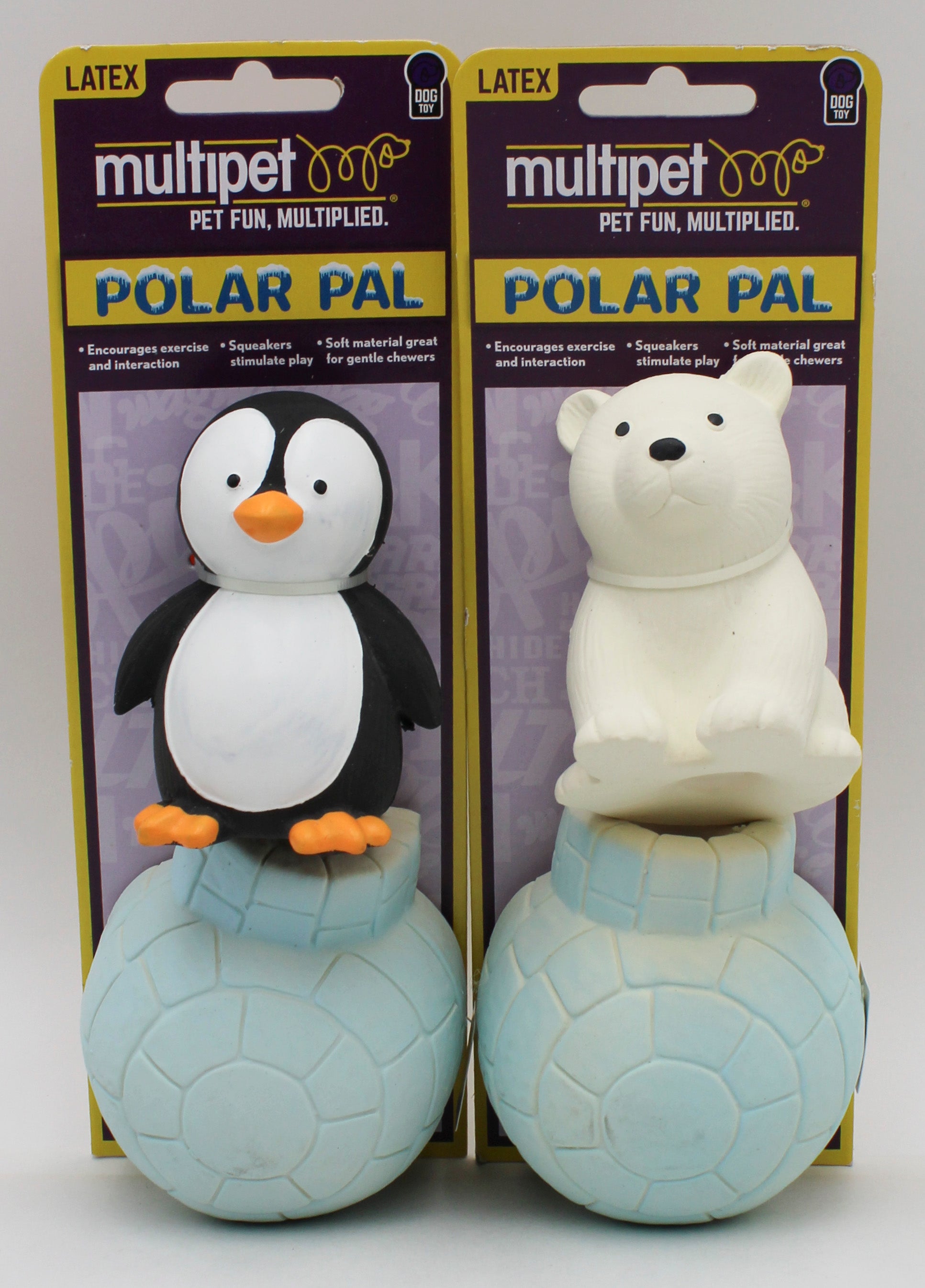 MULTIPET POLAR PAL - IGLOO/PENGUIN DOG TOY