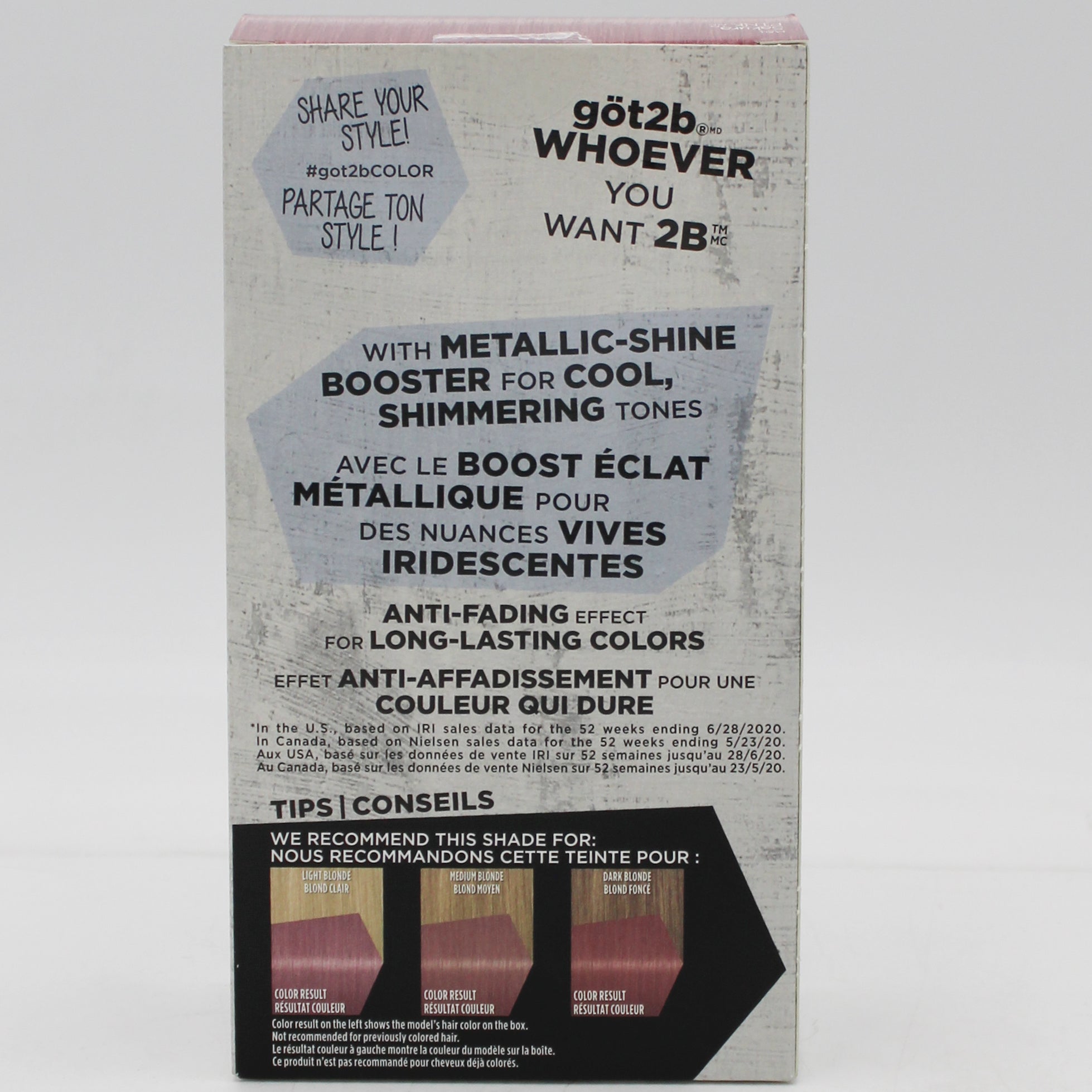 GOT2B COLOR METALLICS M84 SAKURA PINK 2oz