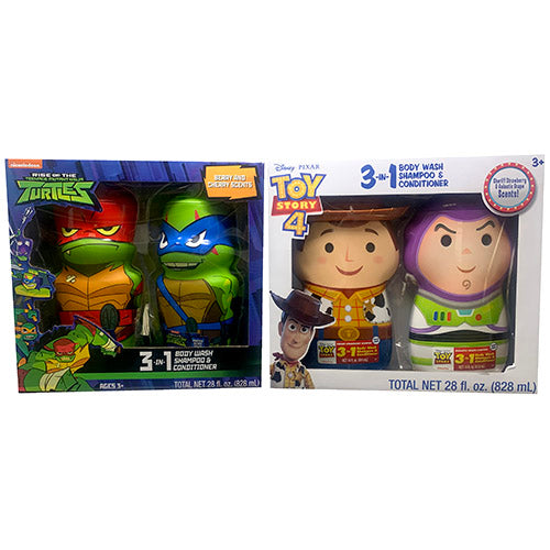 3IN1 BDYWSH SHMP/COND 14oz/2CT-ASST