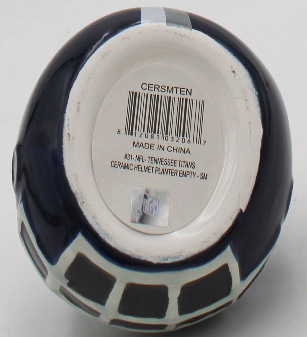 OFFICIALLY LICENCED TENESSEE TITANS SMALL CERAMIC HELMET
