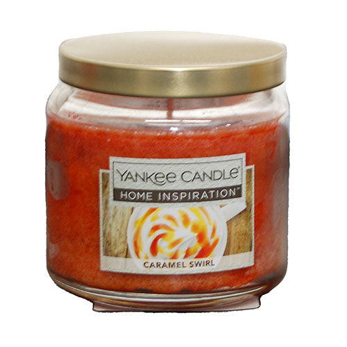 YANKEE CANDLE 5OZ CANDLE CARAMEL SWIRL PP $5.00 NI