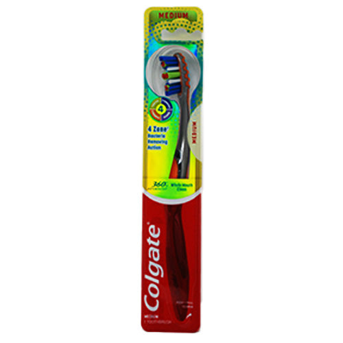 Colgate 360 Toothbrush 4 Zone Medium - Wholesale Pack