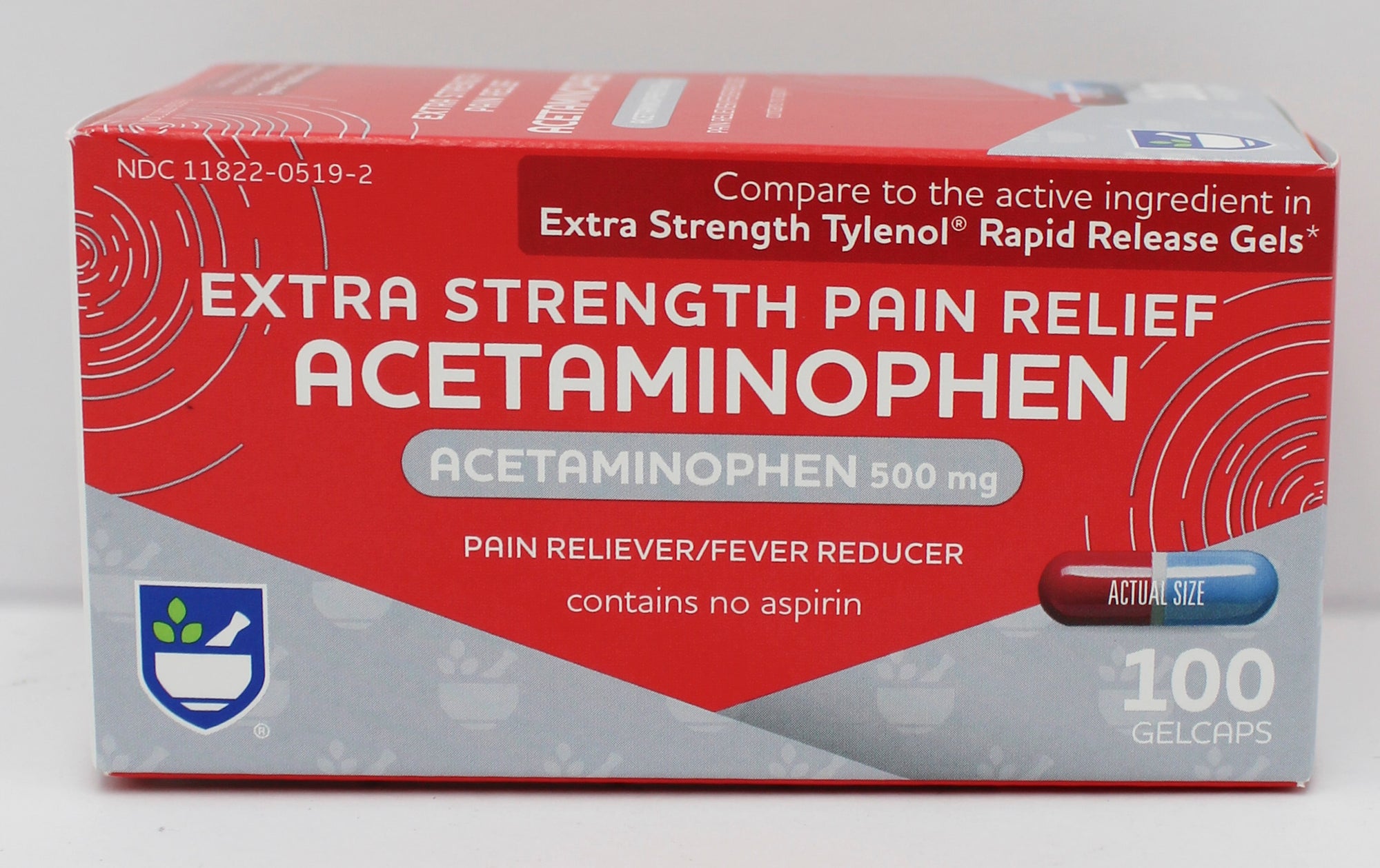 RITE AID PAIN RELIEF ACETOMINOPHEN EXTRA STRENGTH 100ct EXP 12/15/2027