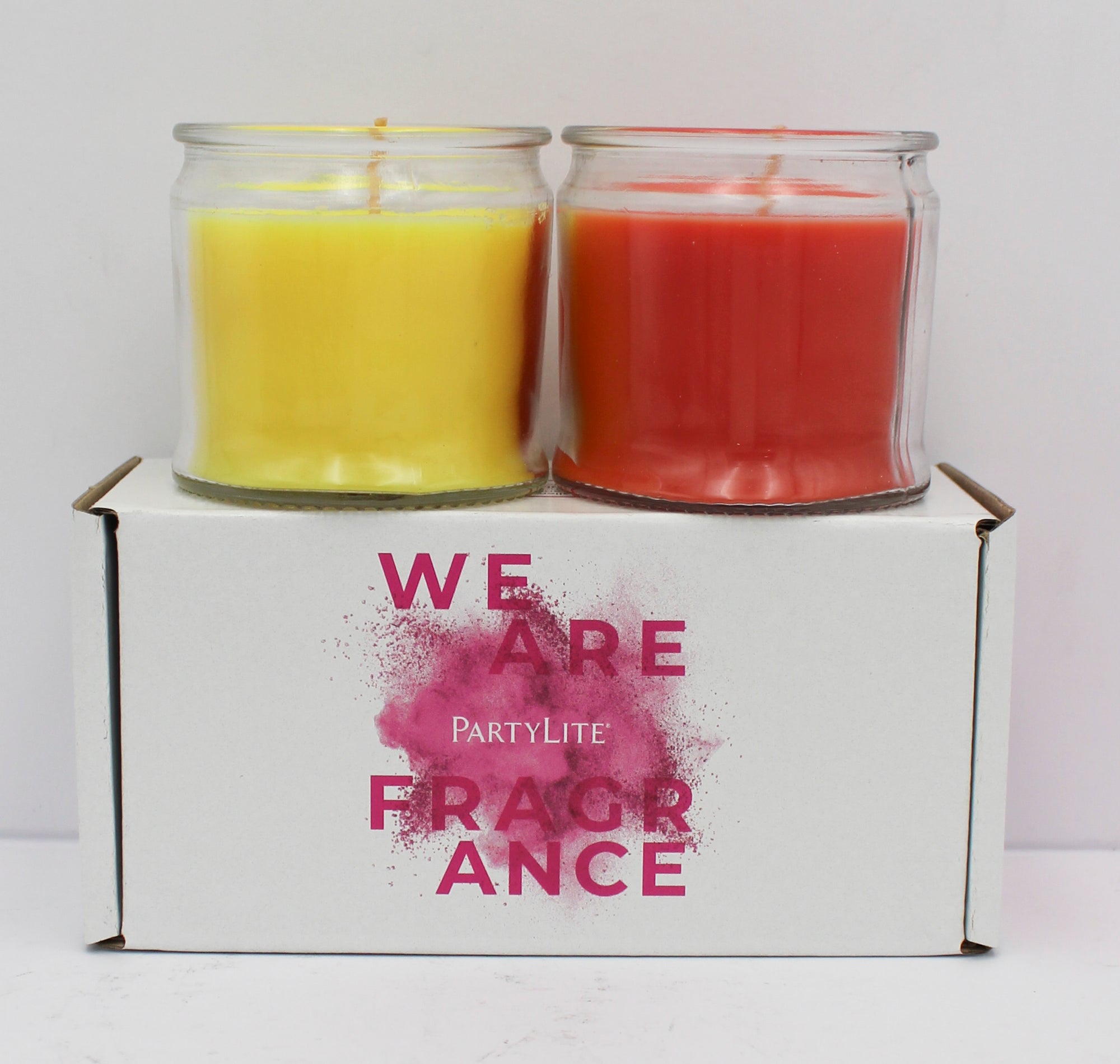 PARTYLITE COLOR POP JAR CANDLE DUO 3.5oz