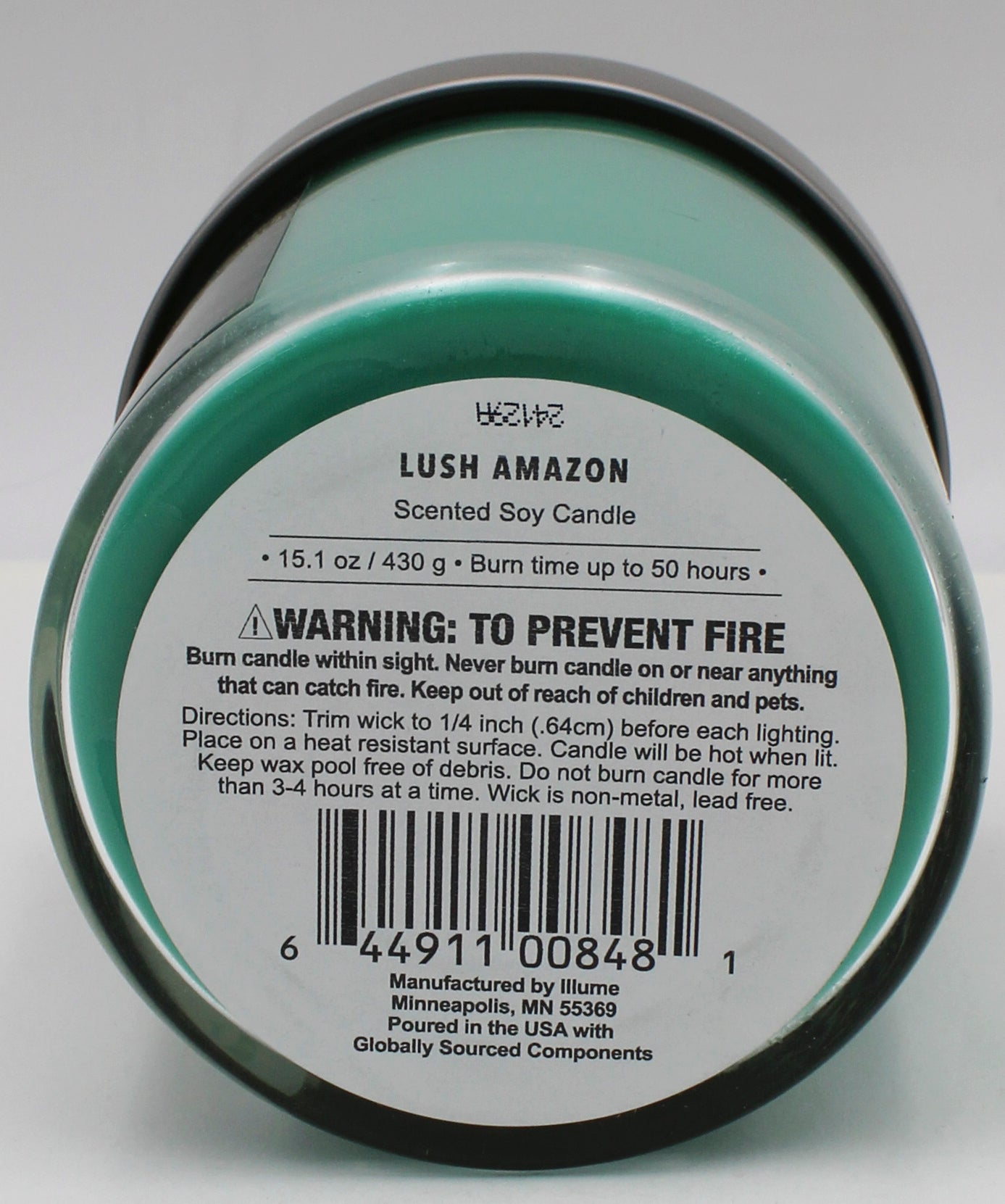 SIGNATURE SOY JAR CANDLE LUSH AMAZON 15.1oz