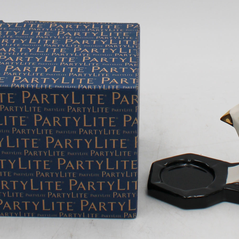 PARTYLITE ORIGAMI BIRD PRINCE TEALIGHT HOLDER 6"W x 3 1/2"H