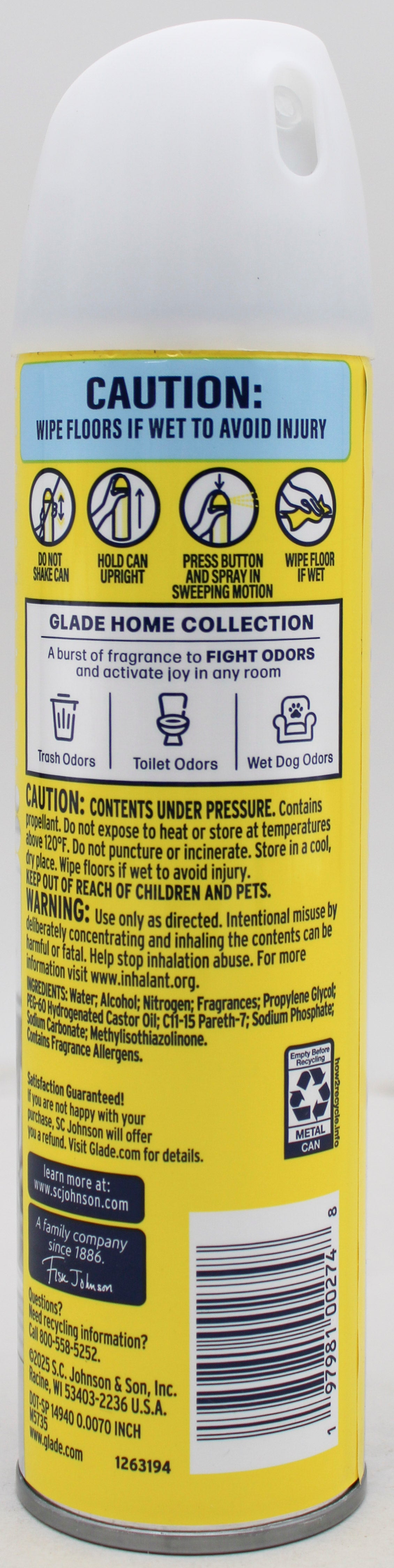 Glade Air Freshener Lemon Scent 7.3oz – Wholesale
